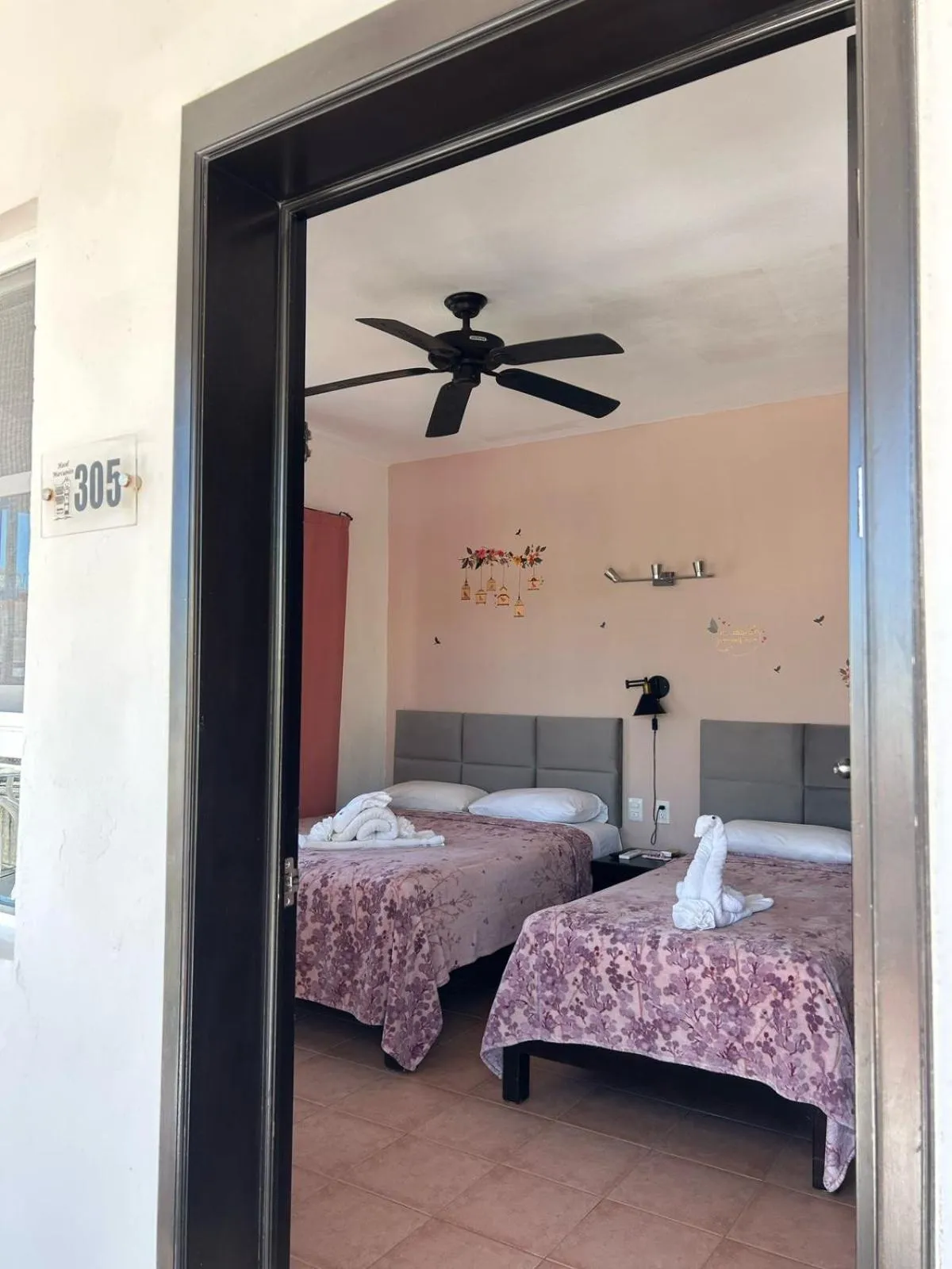 Bed in Hotel Marcianito