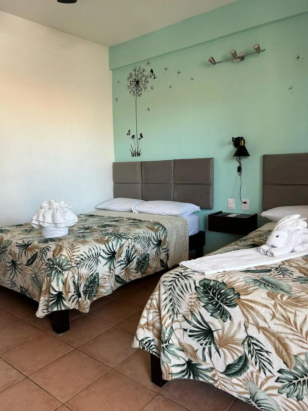 Bed in Hotel Marcianito