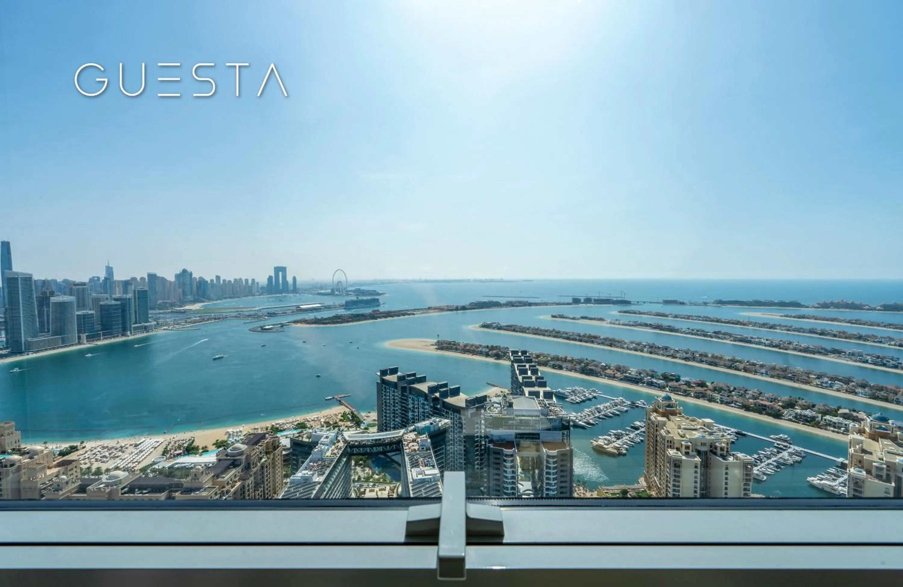 Bird's eye view in The Palm Tower, Nakheel Mall, Palm Jumeirah