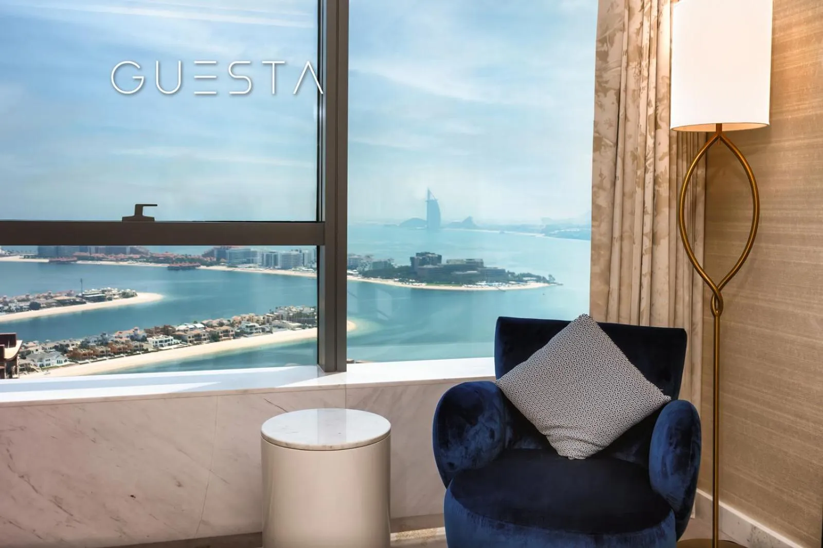 Living room in The Palm Tower, Nakheel Mall, Palm Jumeirah