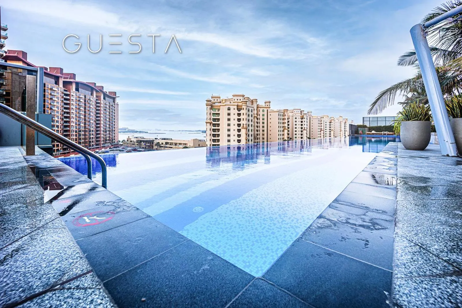 Swimming pool in The Palm Tower, Nakheel Mall, Palm Jumeirah