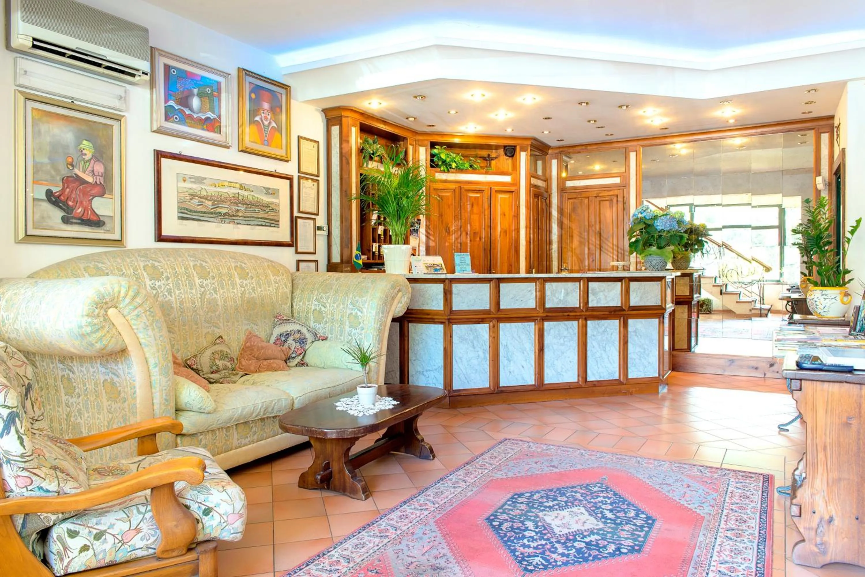 Lobby or reception in Hotel Ristorante da Carlos