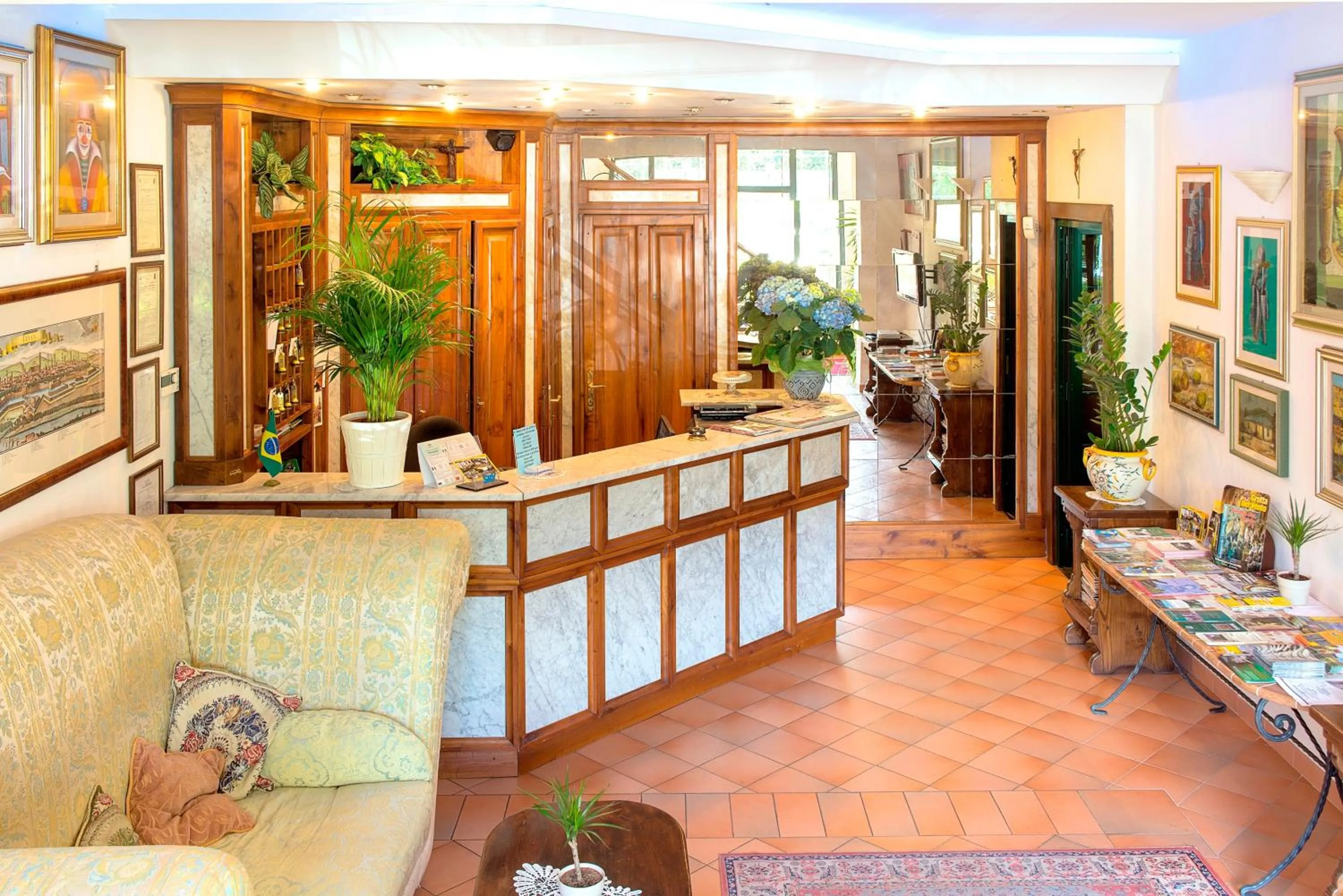 Lobby or reception in Hotel Ristorante da Carlos