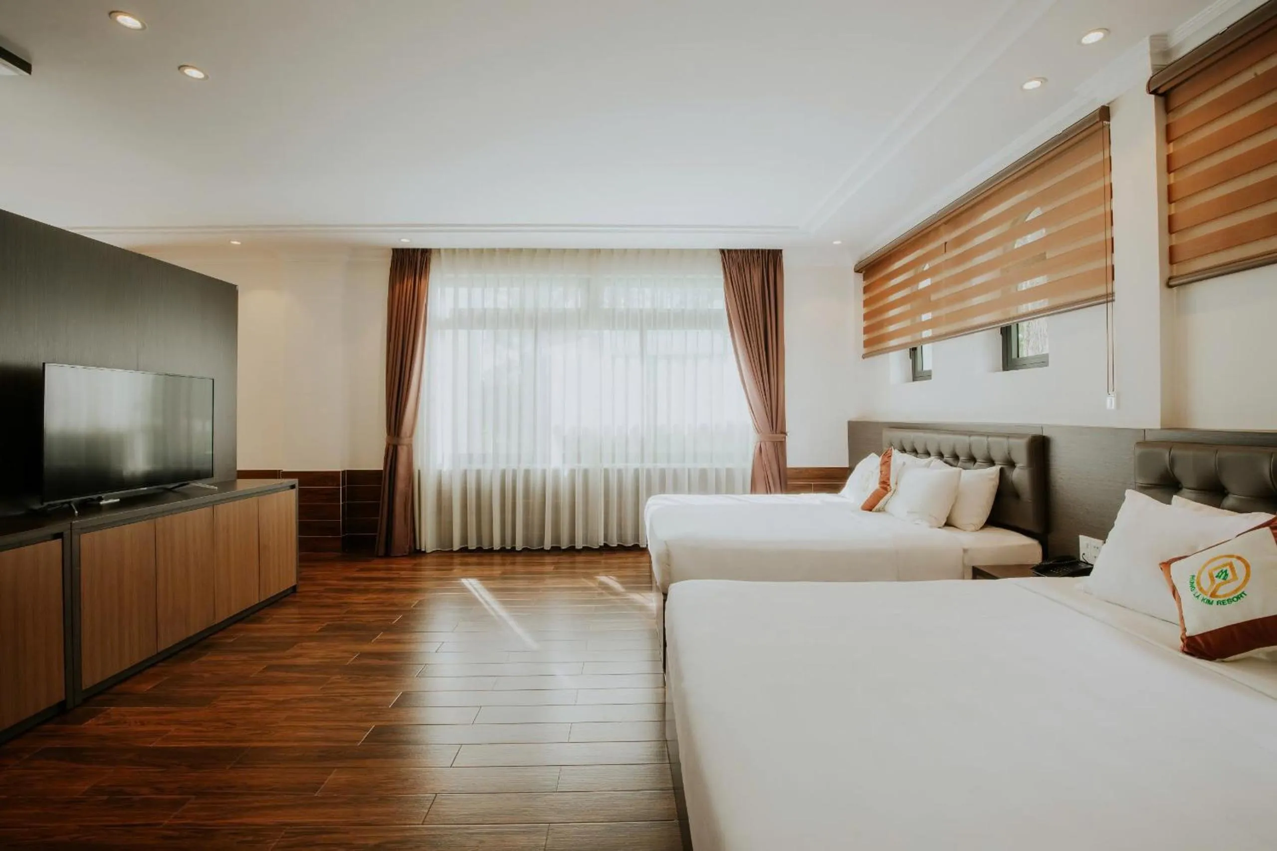 Bed in Rừng Lá Kim Resort