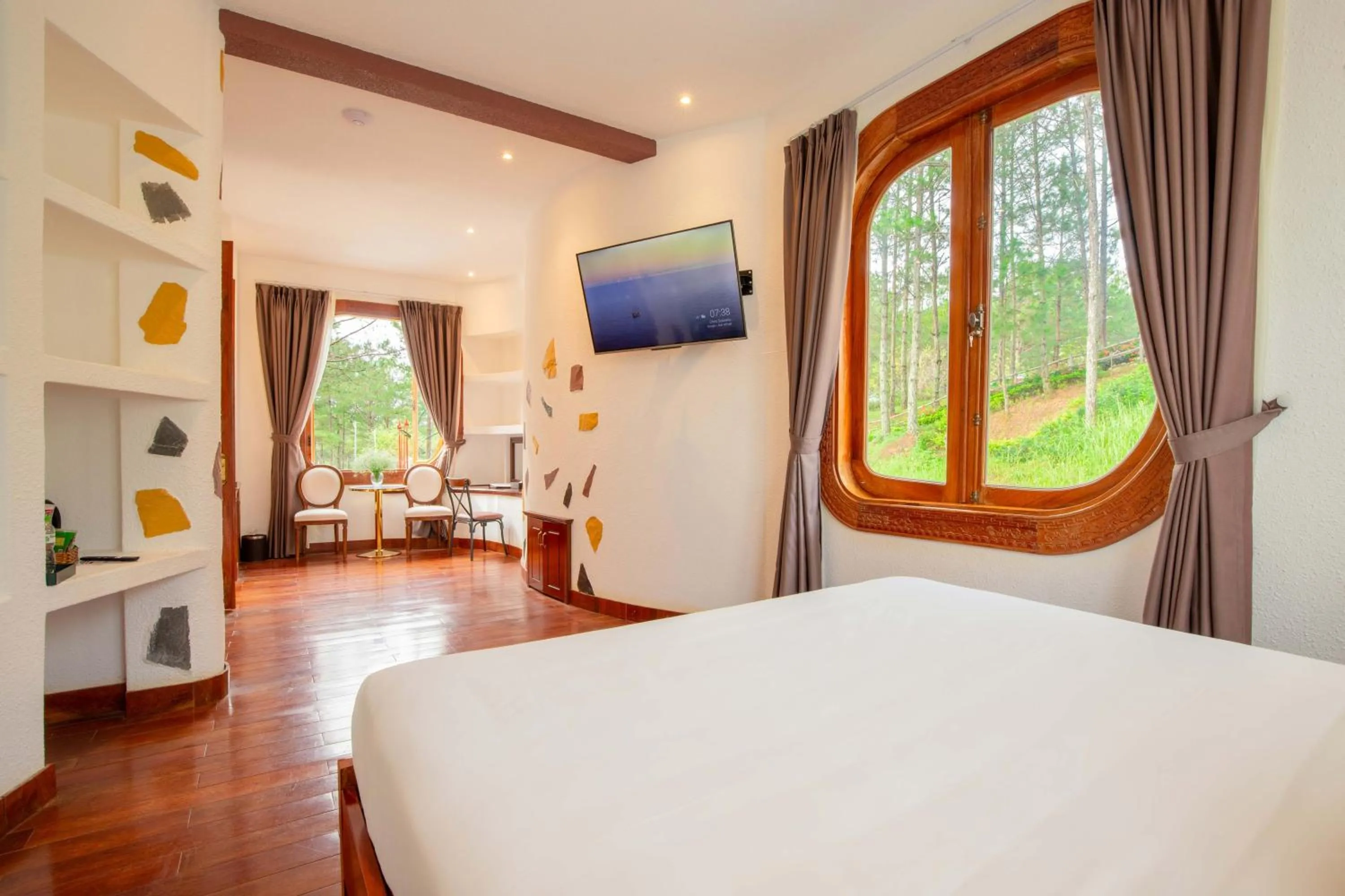 Bed in Rừng Lá Kim Resort