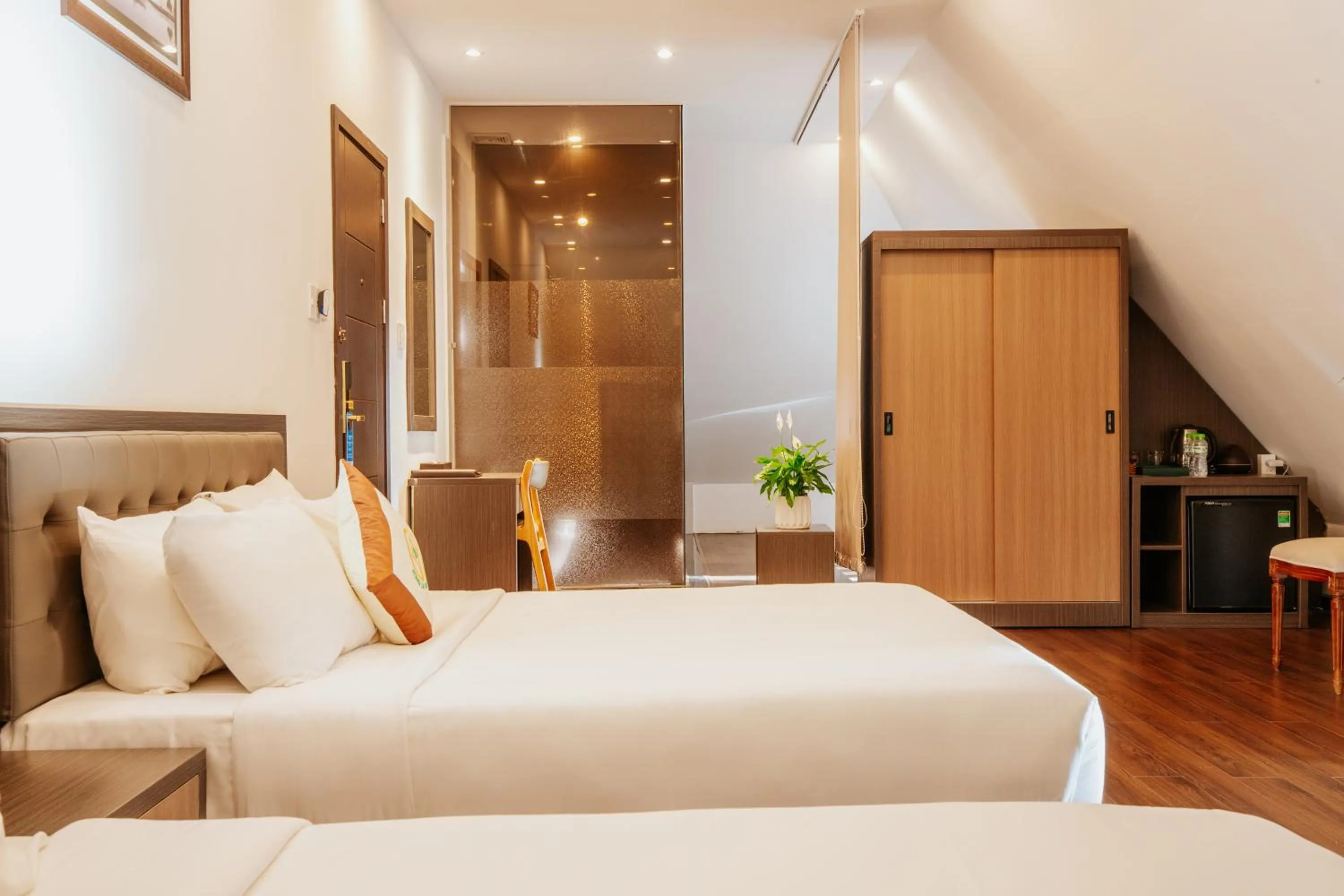 Bed in Rừng Lá Kim Resort