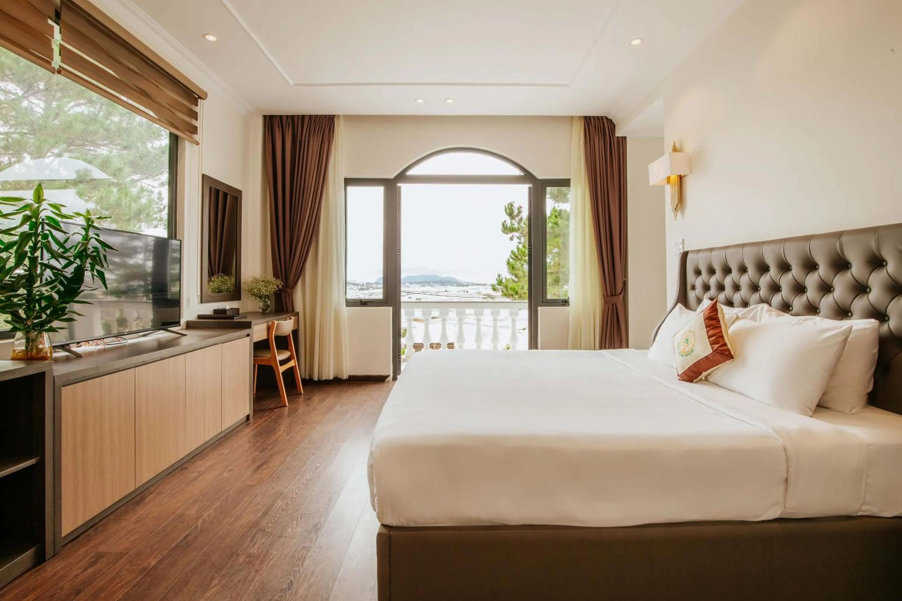 Bed in Rừng Lá Kim Resort