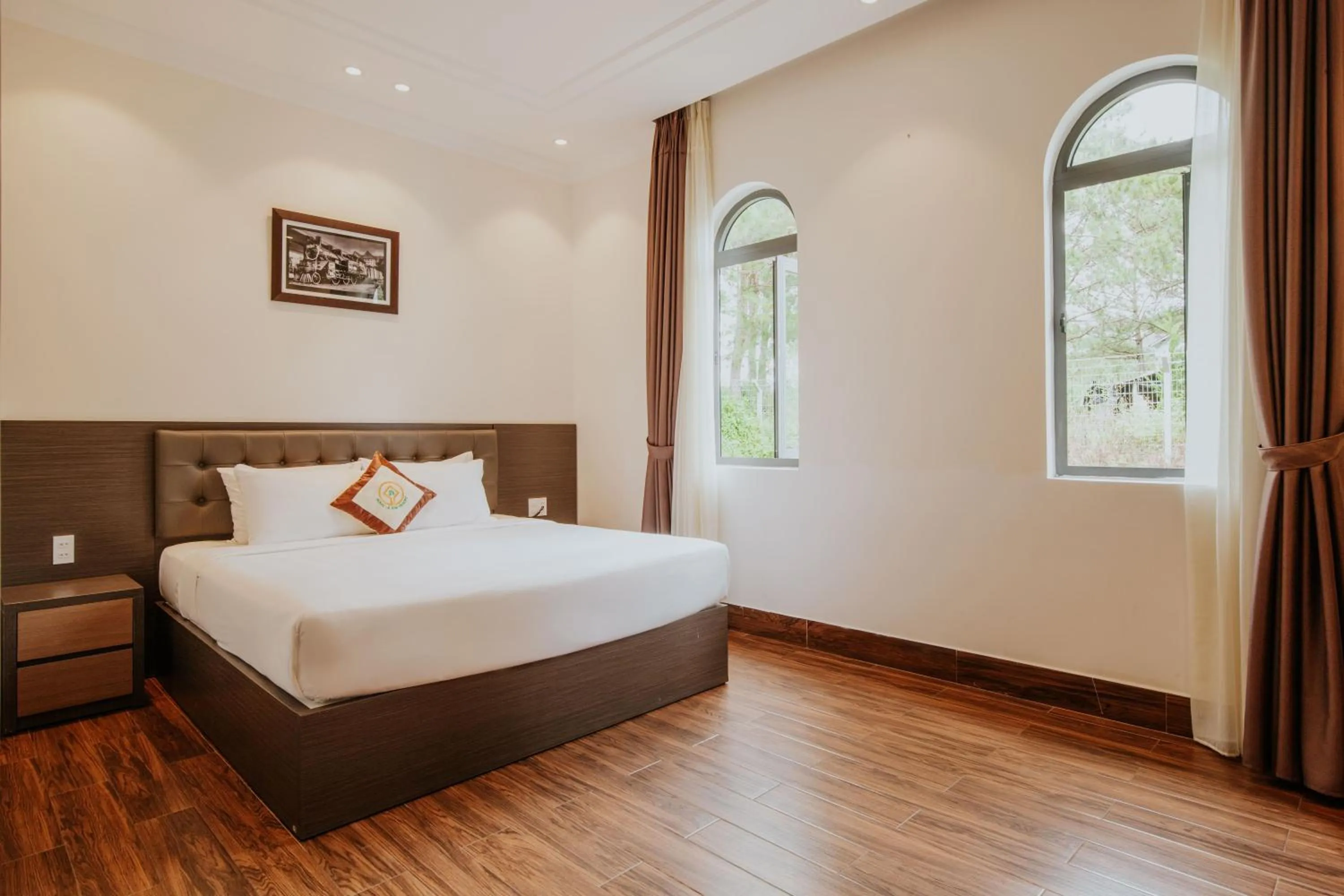 Bed in Rừng Lá Kim Resort