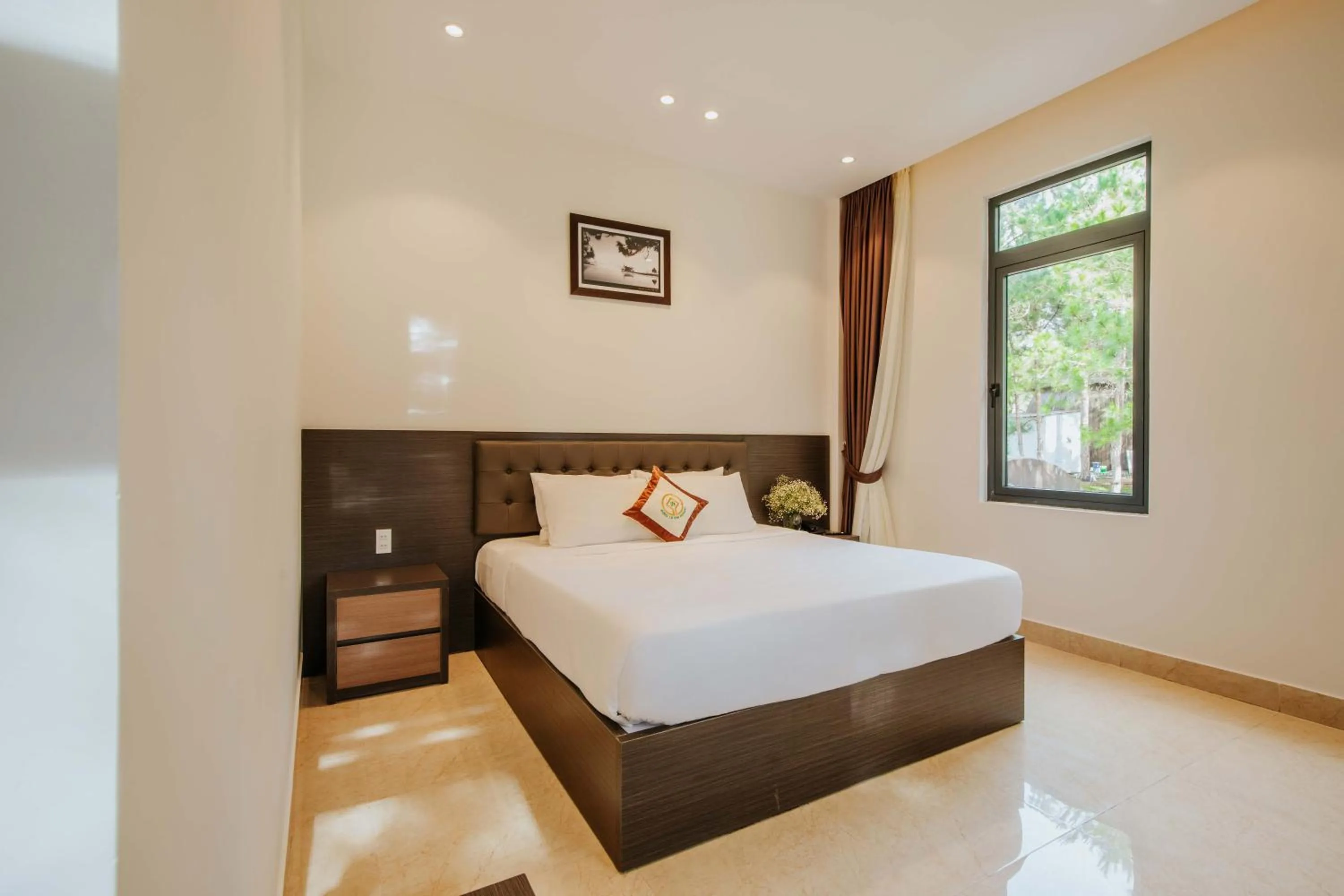 Bed in Rừng Lá Kim Resort