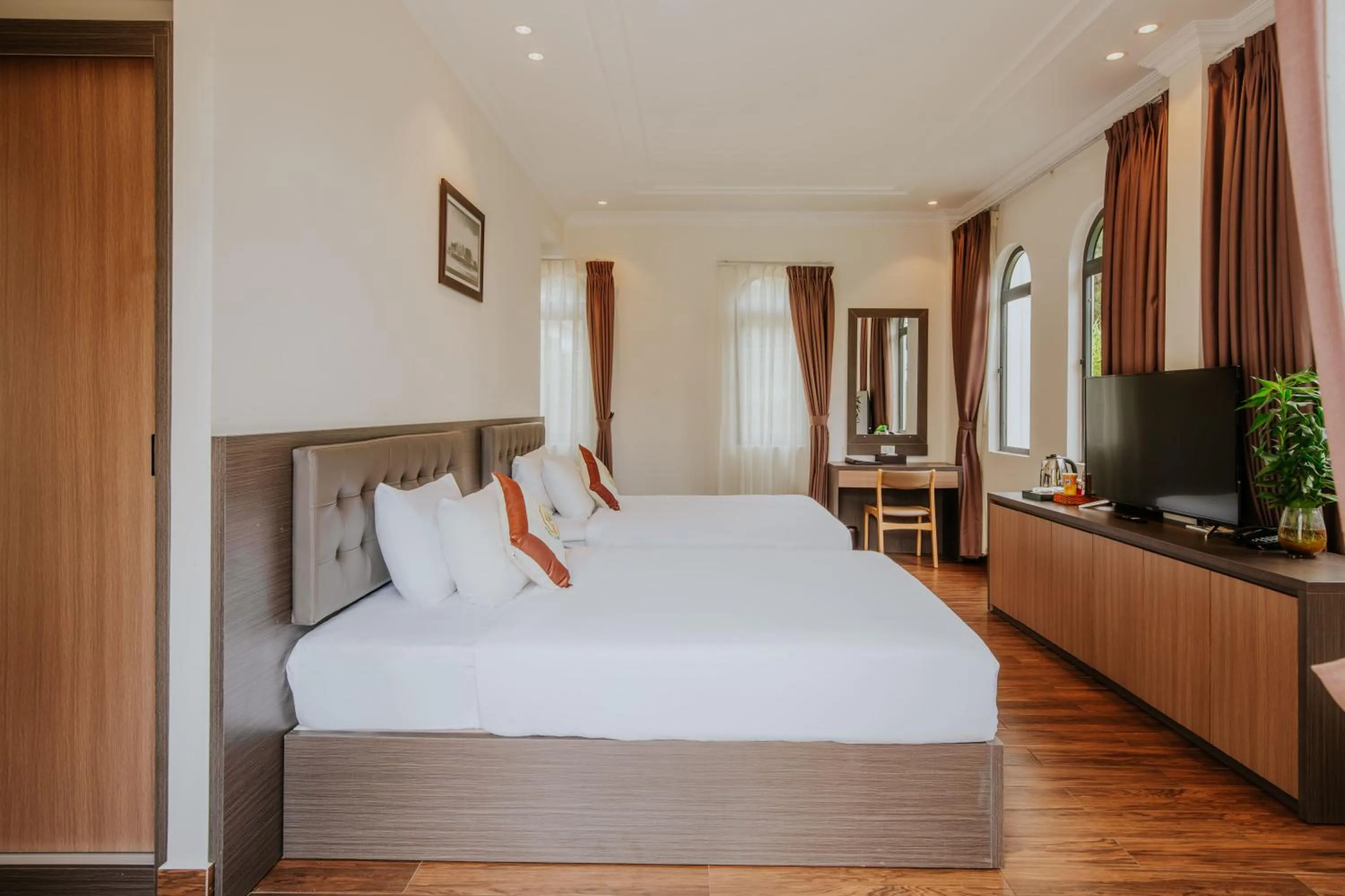 Bed in Rừng Lá Kim Resort