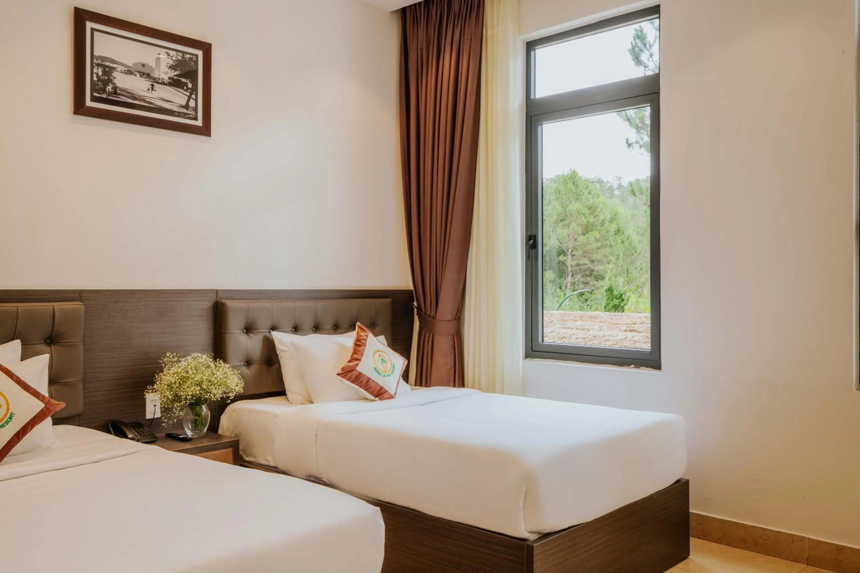 Bed in Rừng Lá Kim Resort