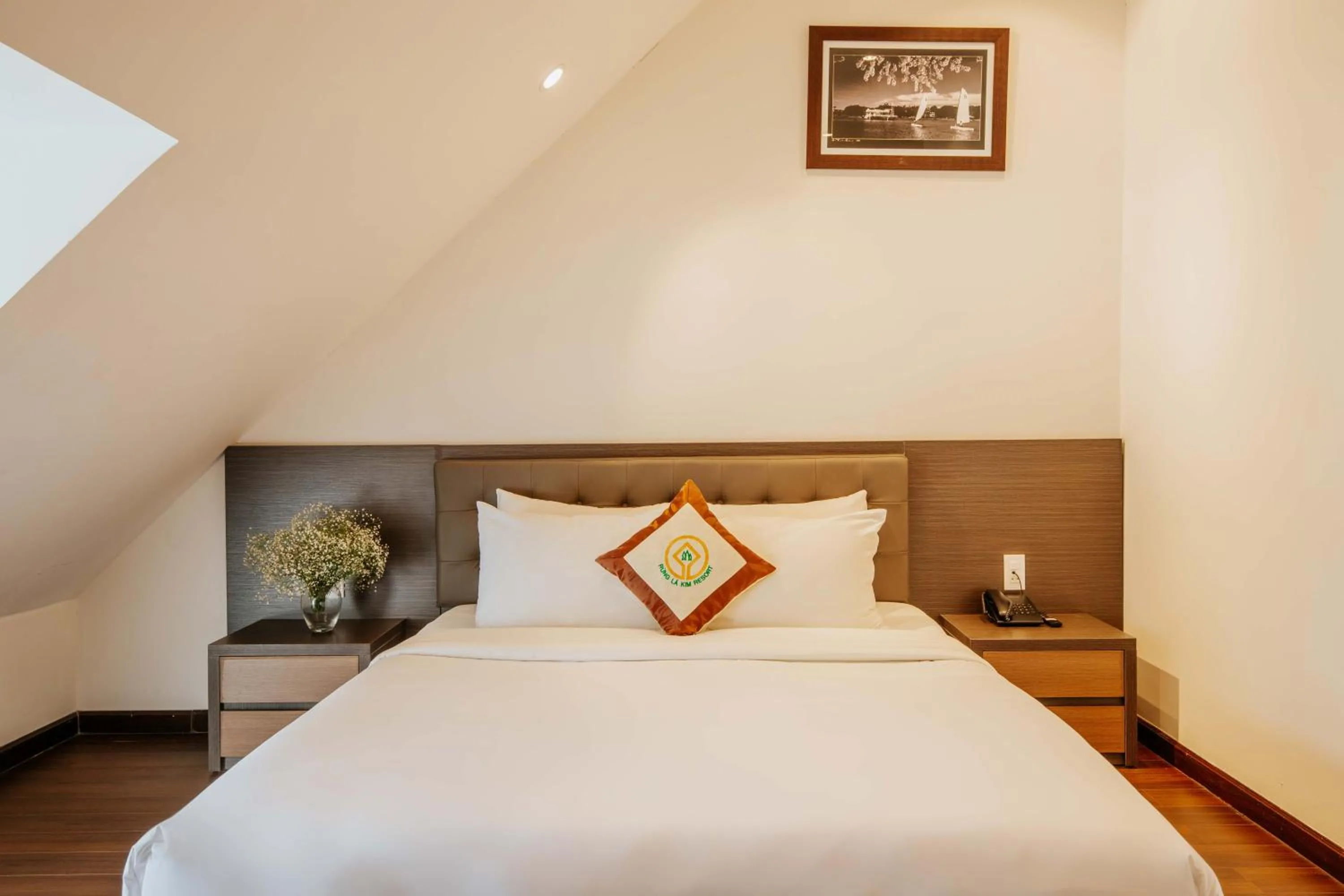 Bed in Rừng Lá Kim Resort