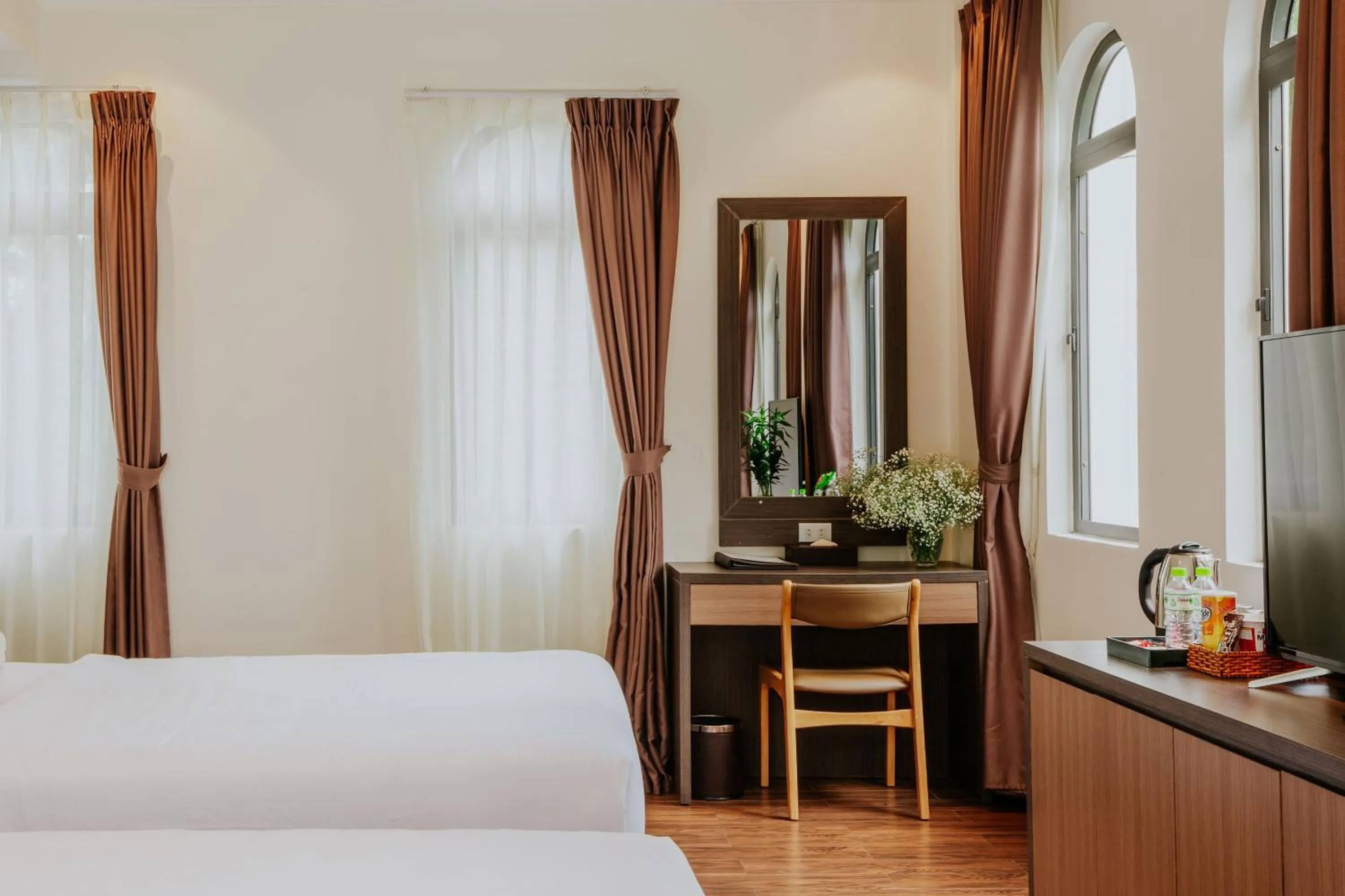 Bed in Rừng Lá Kim Resort