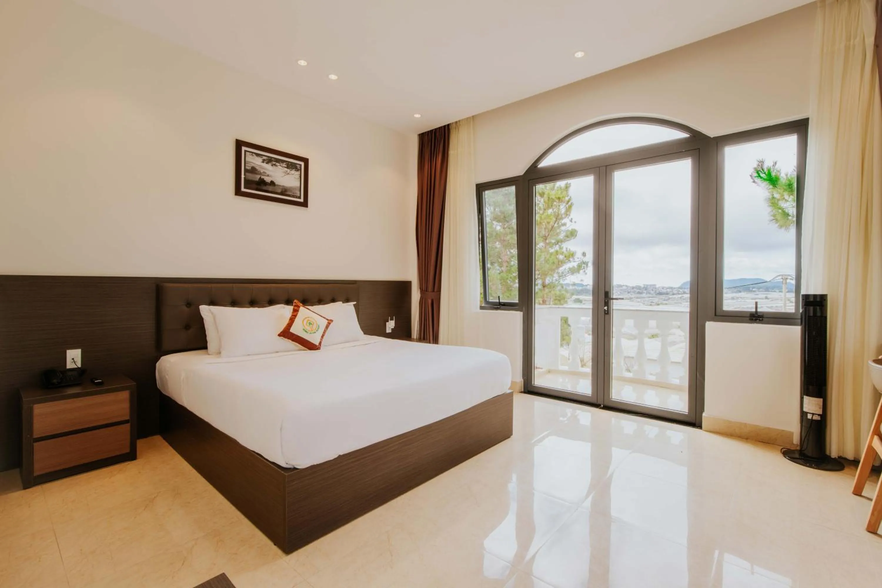 Bed in Rừng Lá Kim Resort