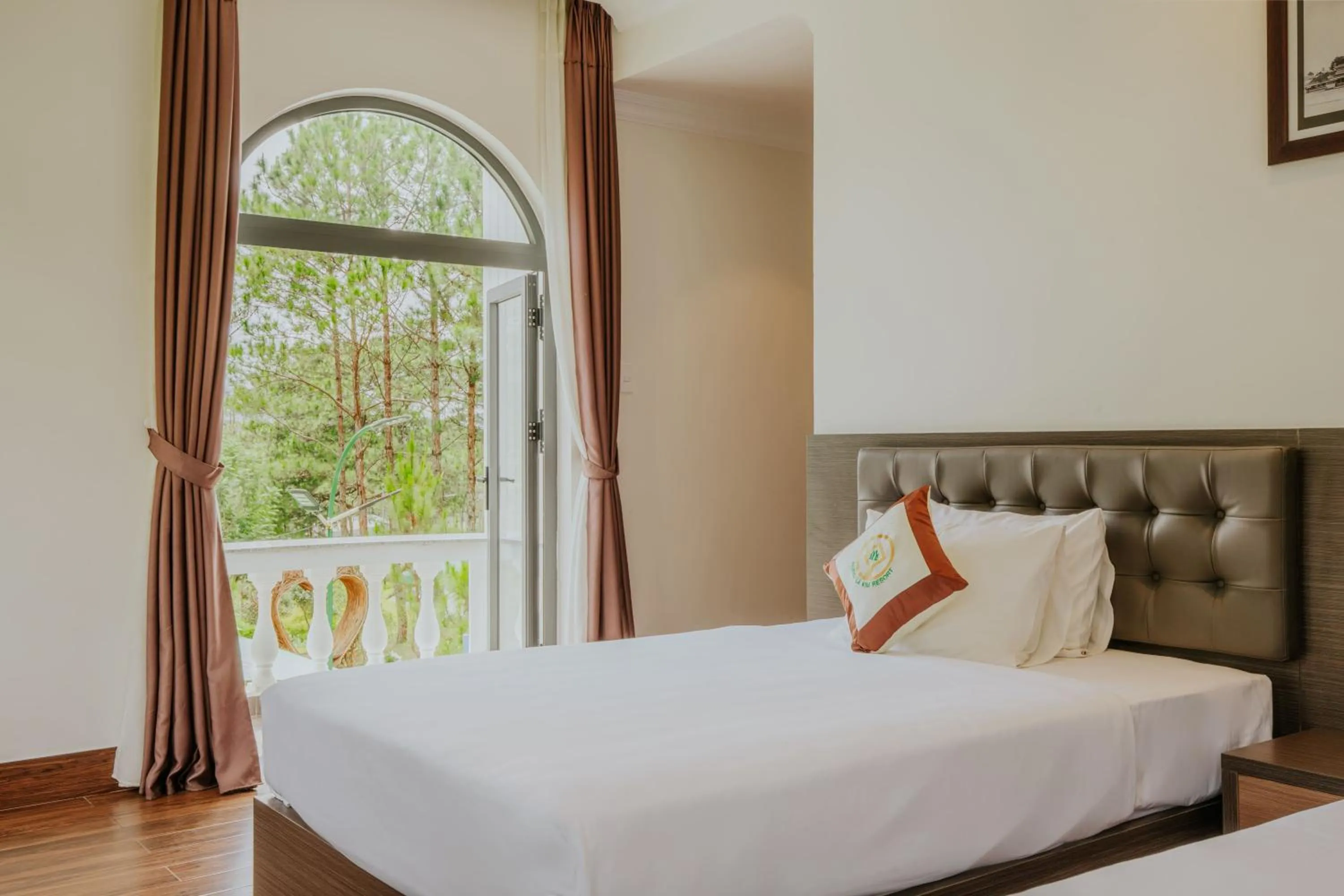 Bed in Rừng Lá Kim Resort