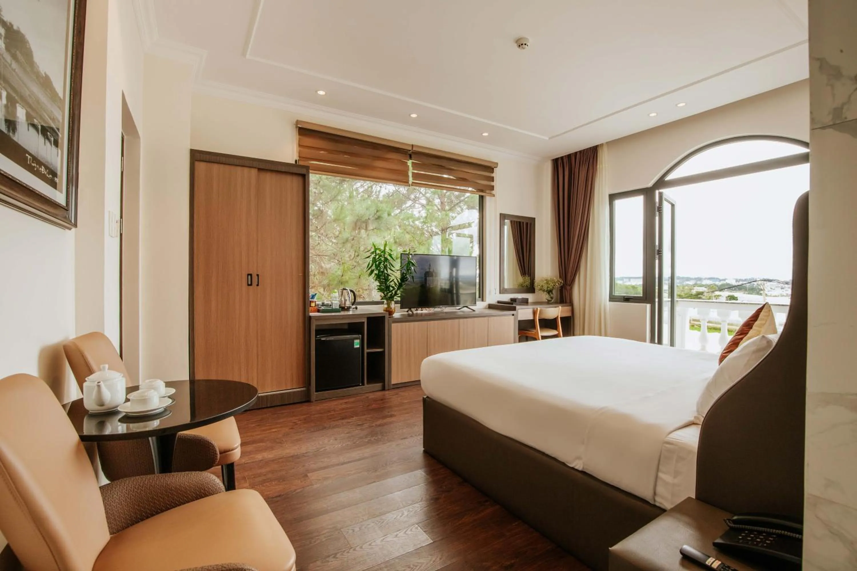 Bed in Rừng Lá Kim Resort