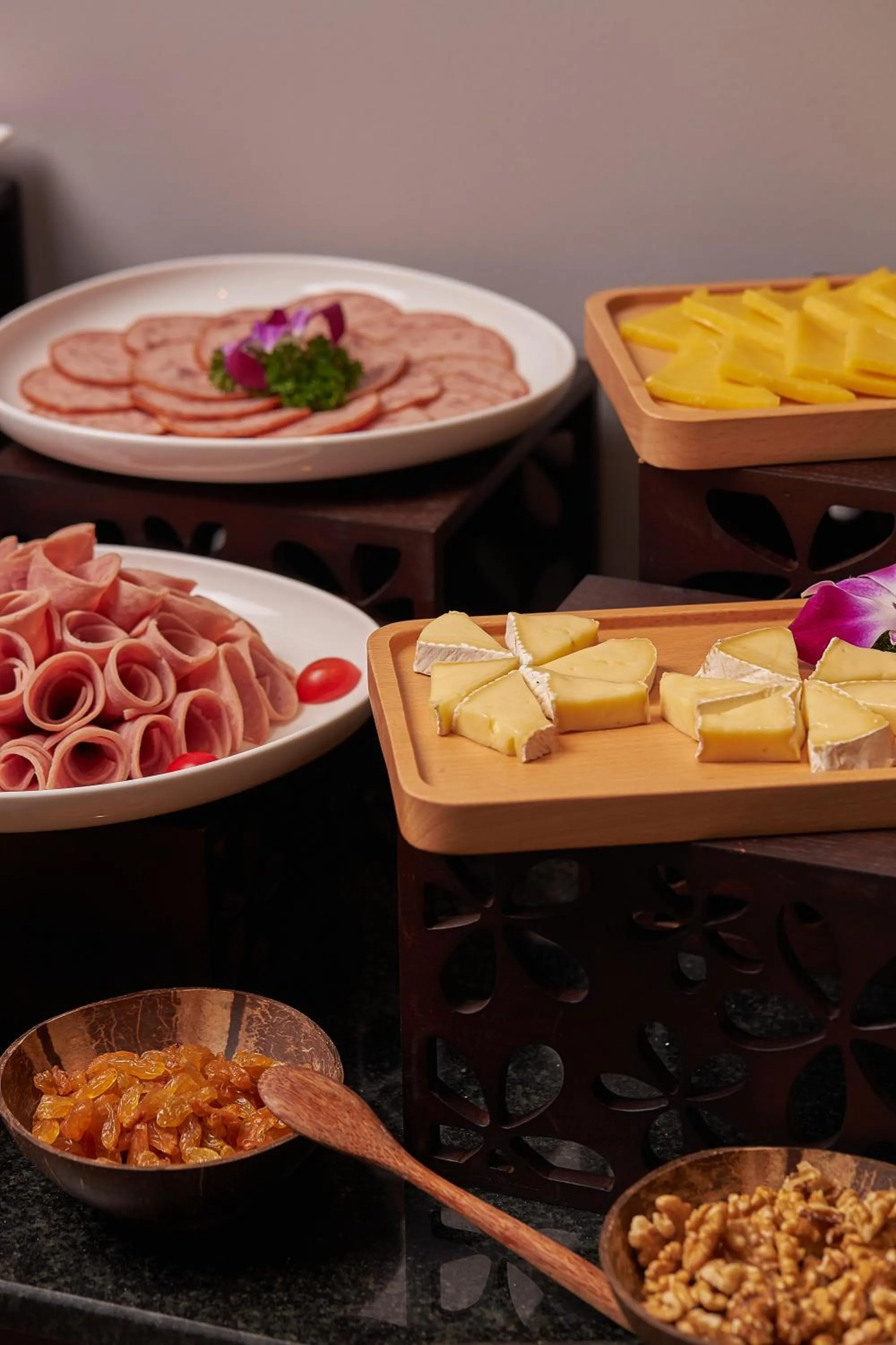 Buffet breakfast in CHERRY BOUTIQUE HOTEL