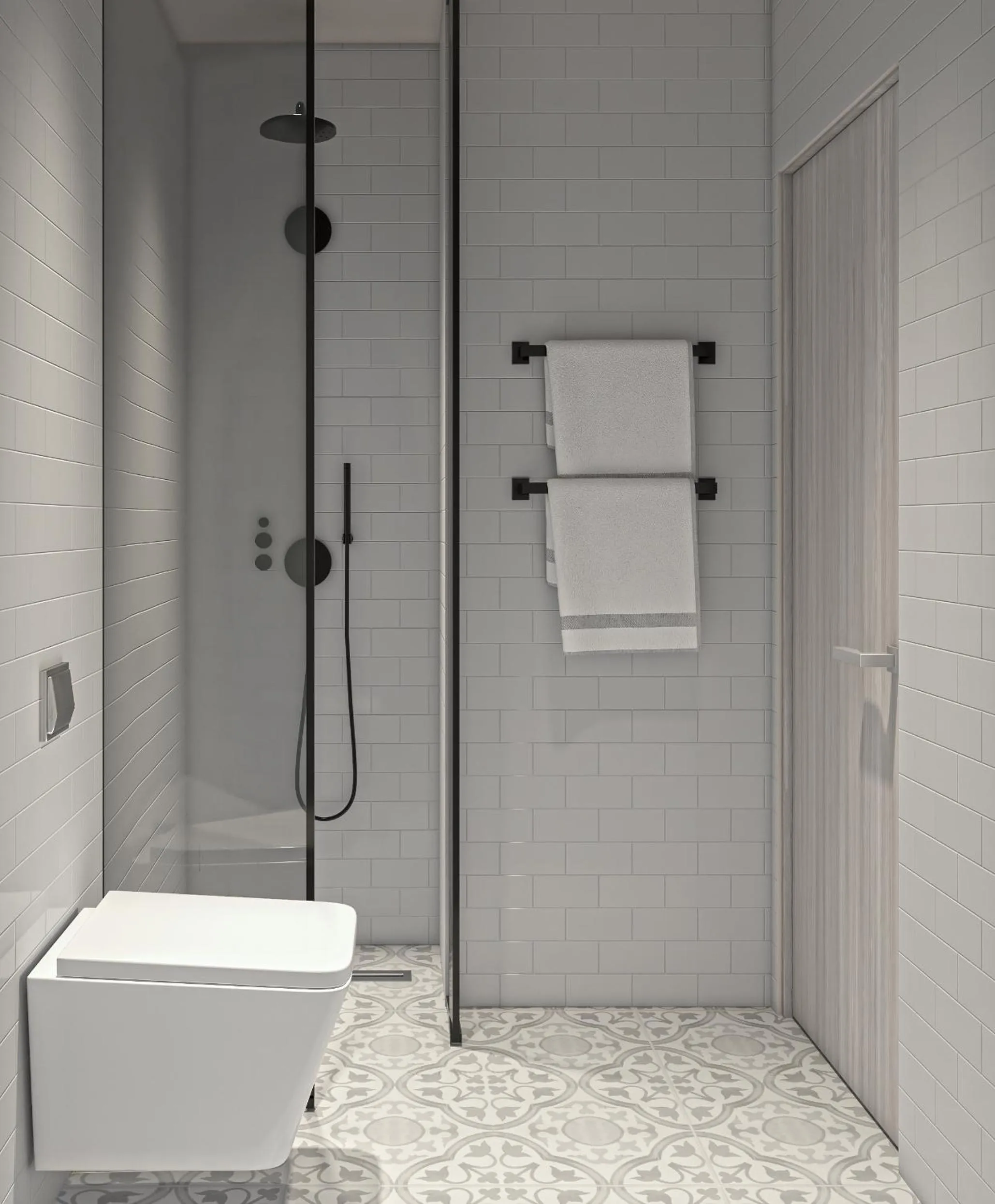 Shower in Nikon Boutique Hotel