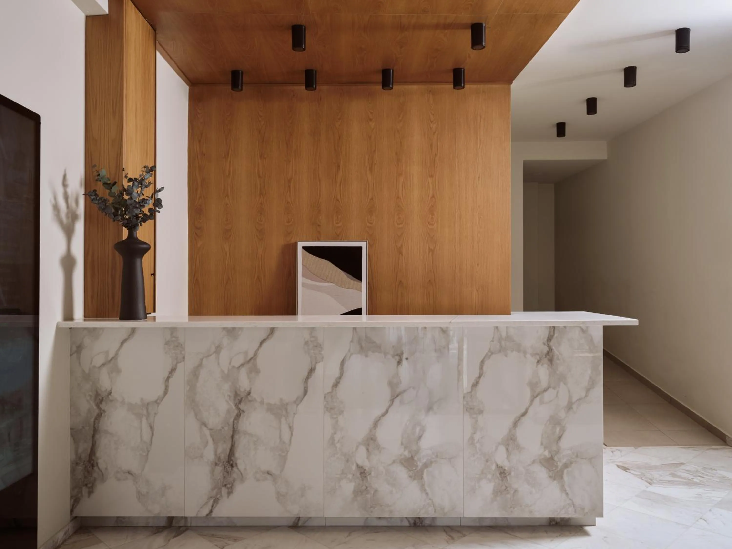 Lobby or reception in Nikon Boutique Hotel