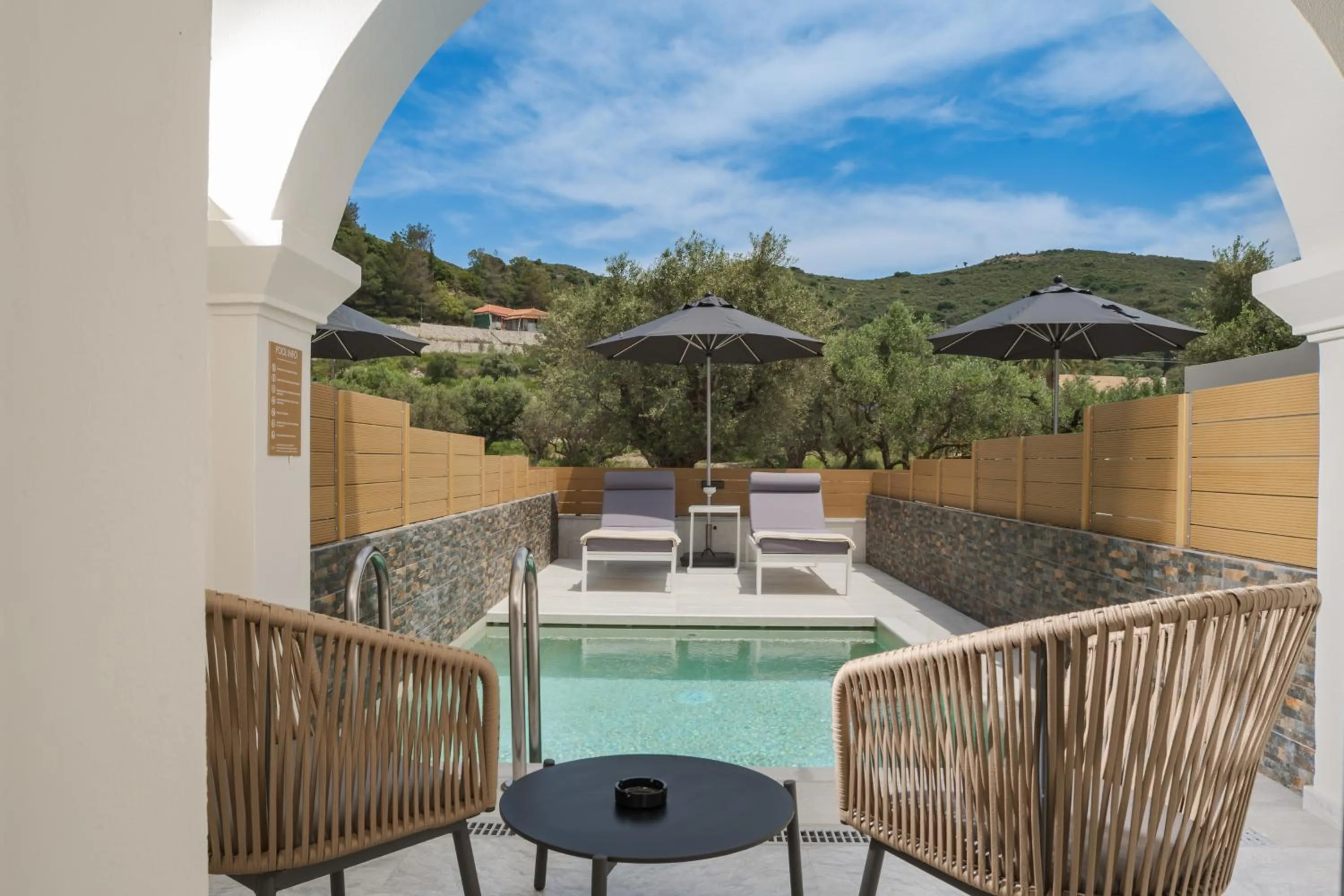 Swimming pool in Nikon Boutique Hotel