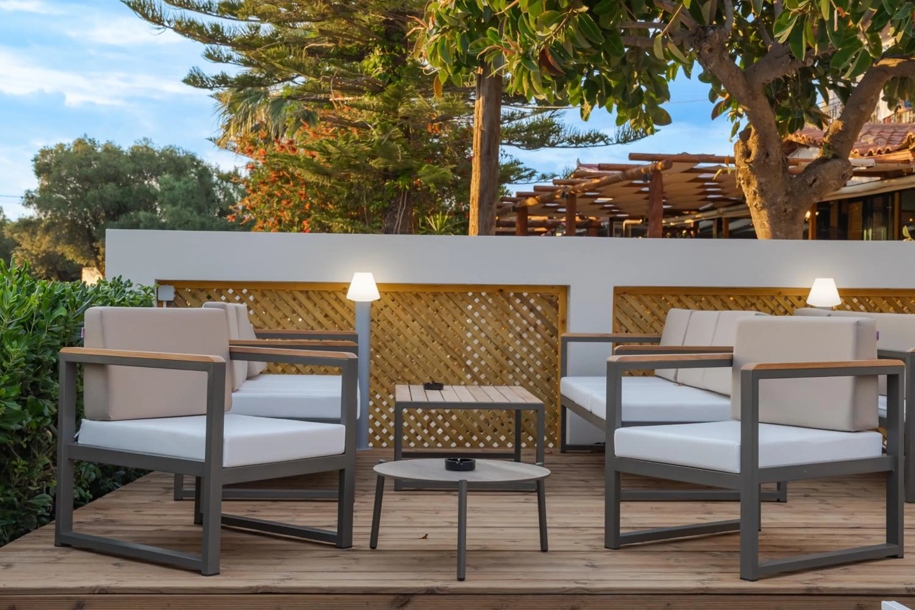 Seating area in Nikon Boutique Hotel