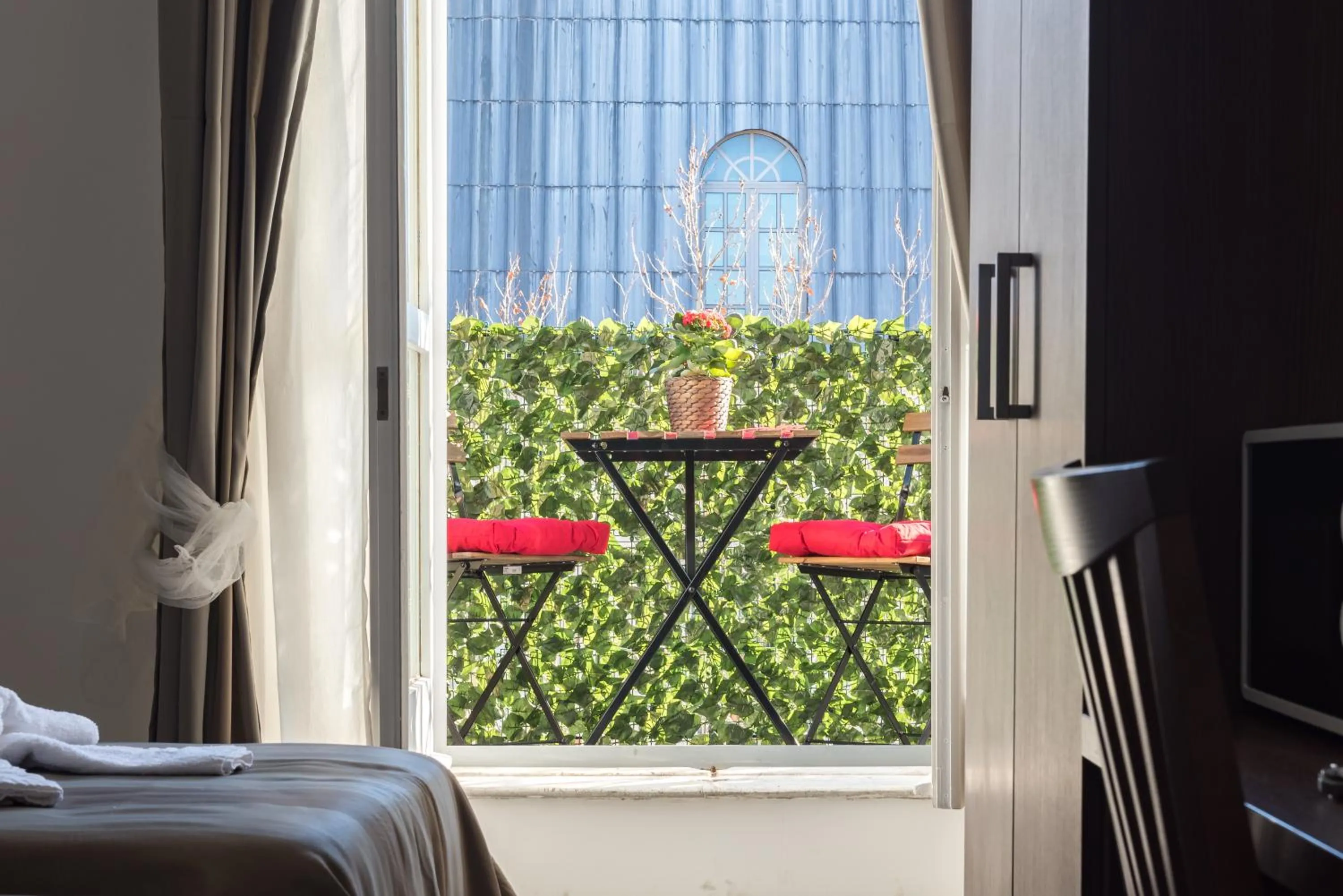 Balcony/Terrace, Bed in Sweet Holidays In Rome