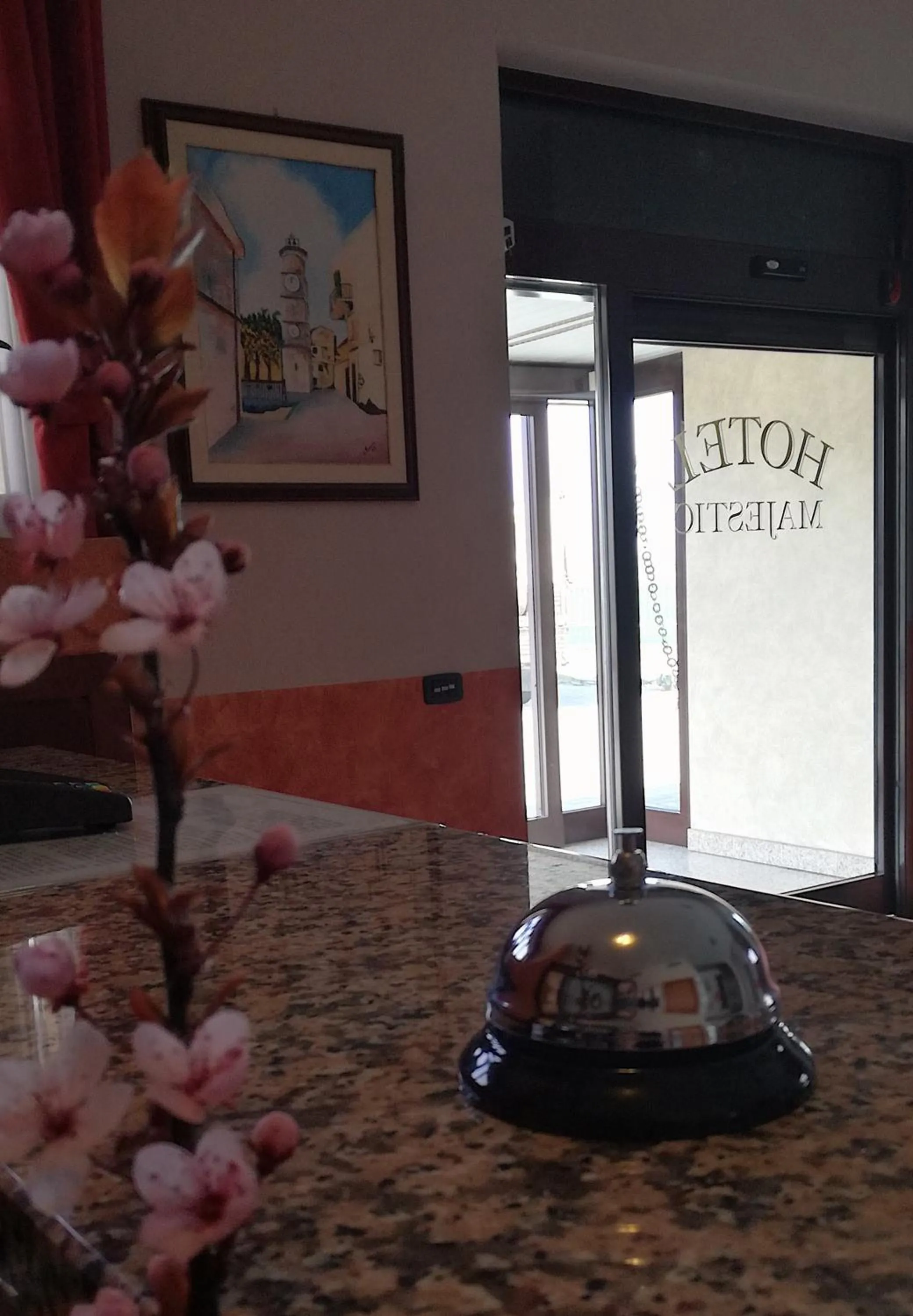 Property logo or sign in Hotel Majestic