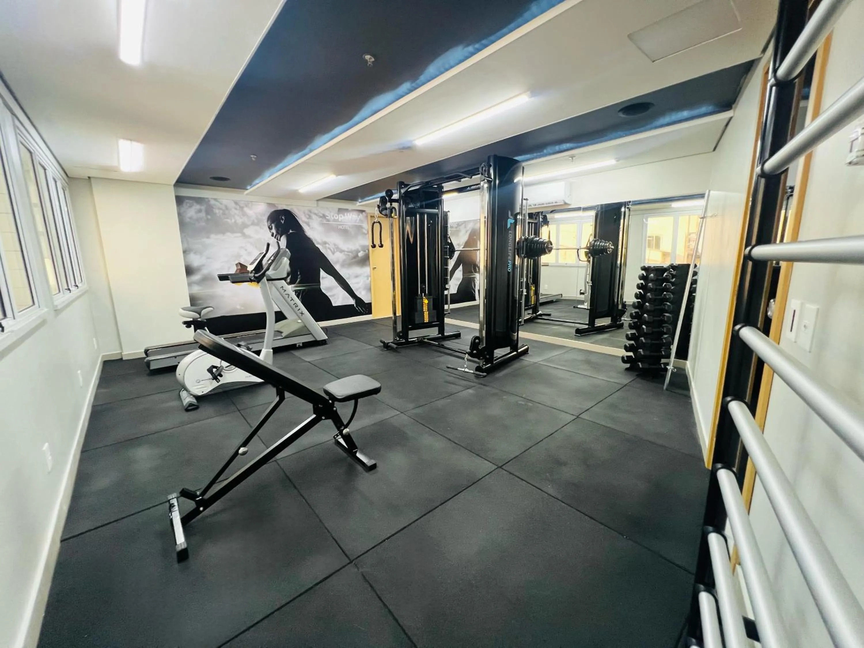 Fitness centre/facilities in Stop Way Hotel Fortaleza