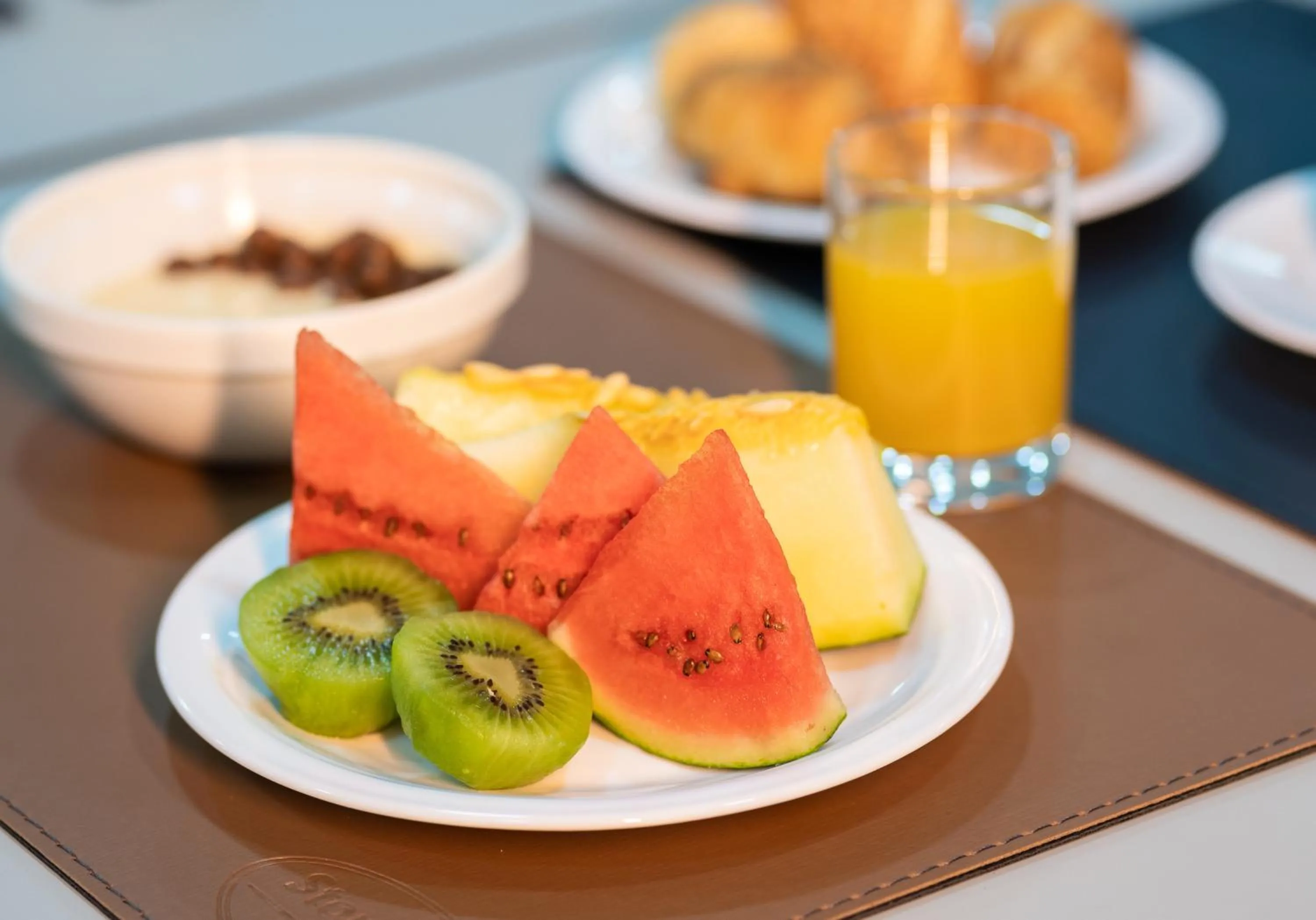 Continental breakfast in Stop Way Hotel Fortaleza