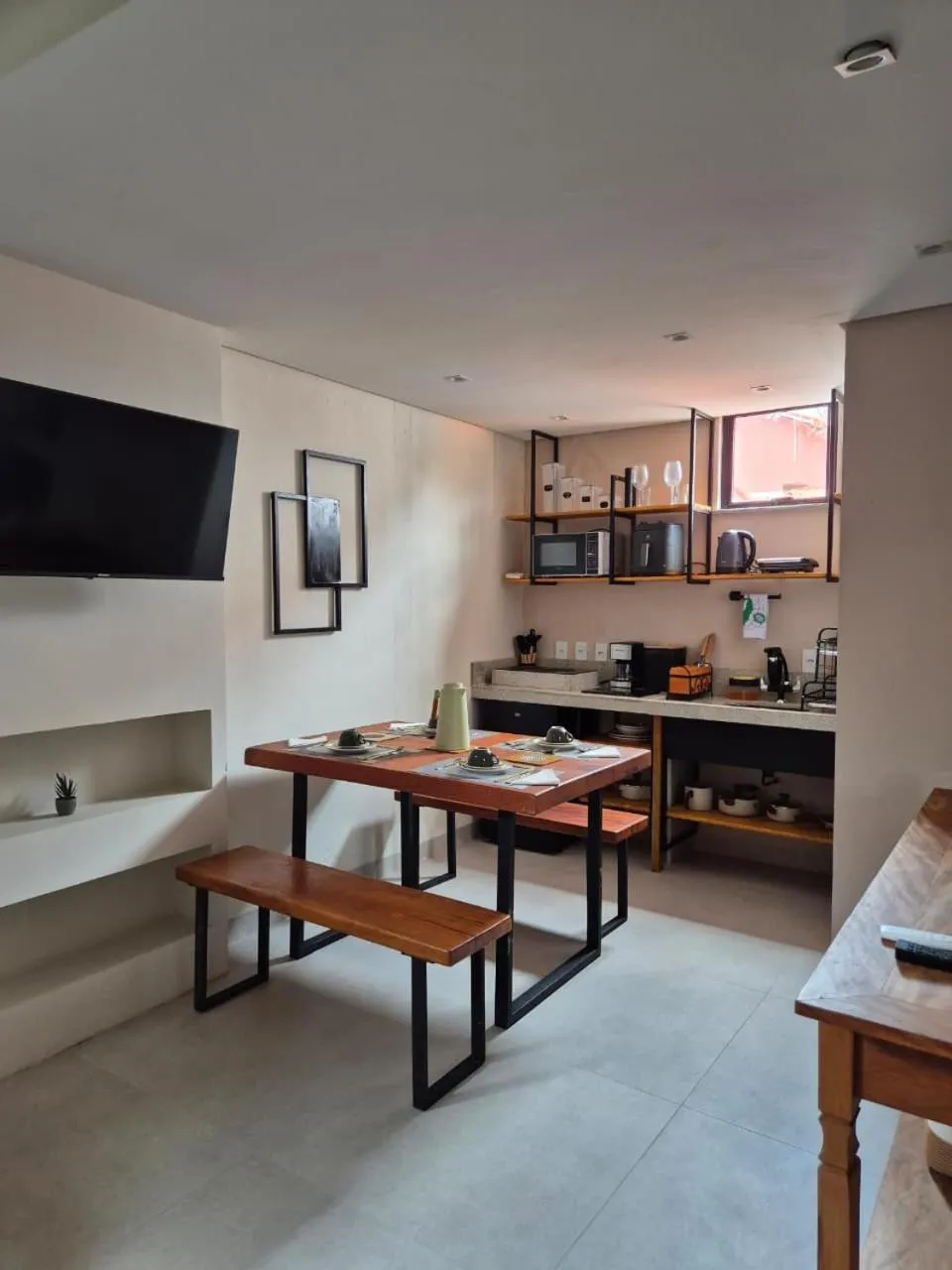 Kitchen or kitchenette in Terra Bella Pousada