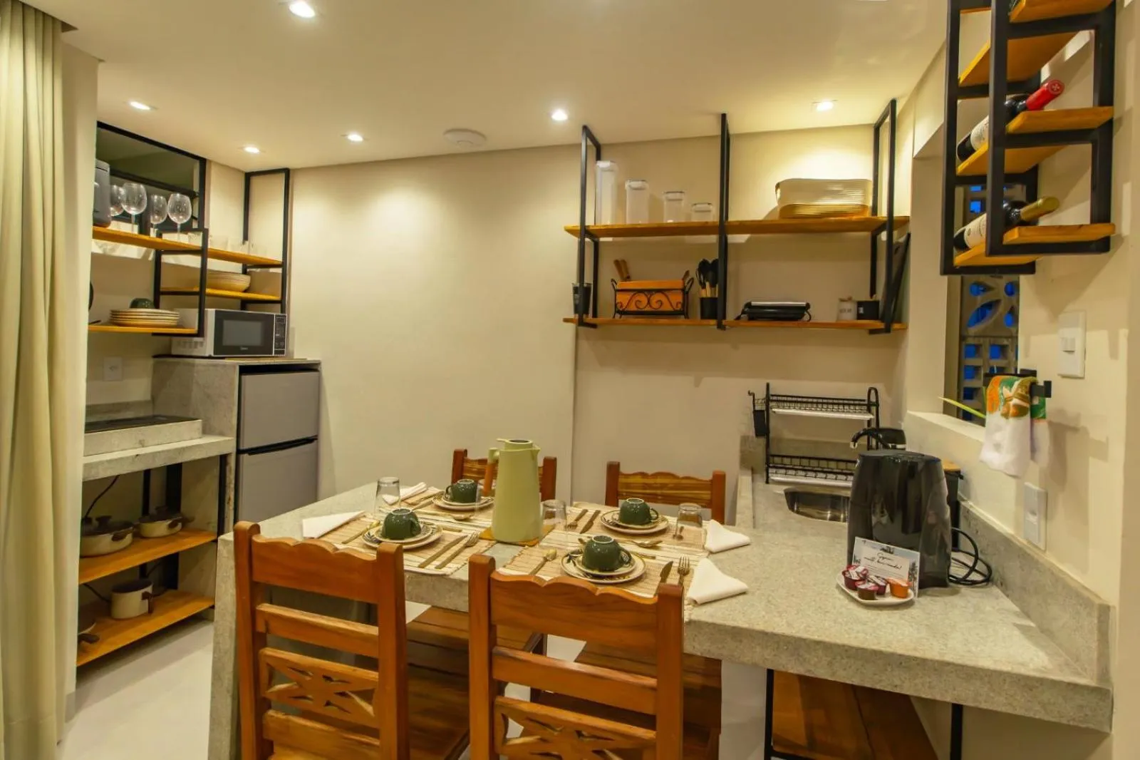 Kitchen or kitchenette in Terra Bella Pousada