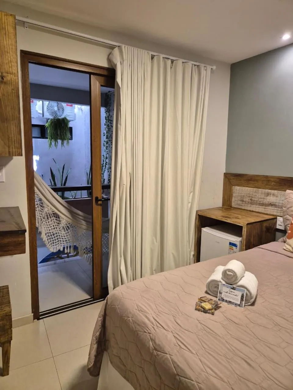 Balcony/Terrace, Bed in Terra Bella Pousada