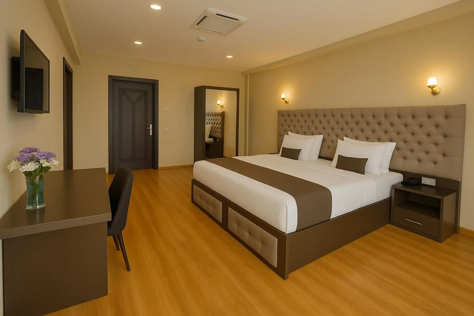 Photo of the whole room, Bed in Hotel Residence Plaza