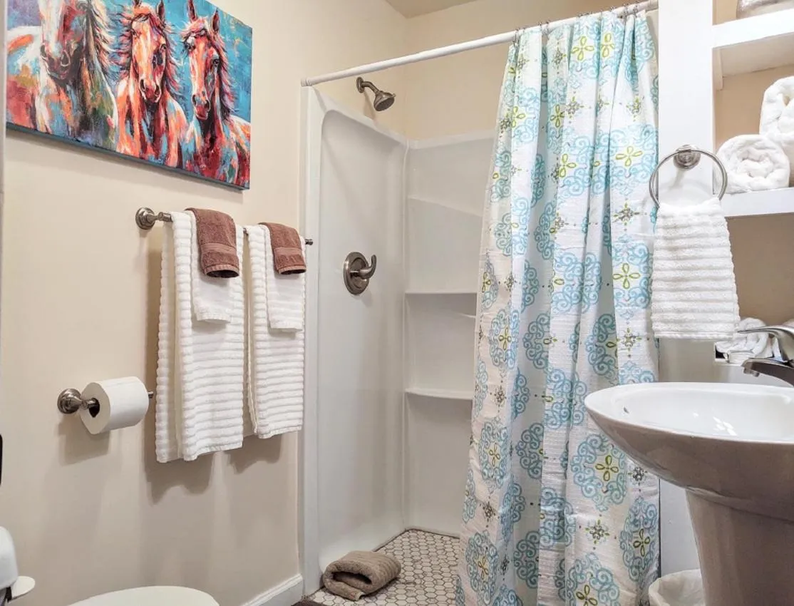 Bathroom in Edgewater Resort Cottage #1