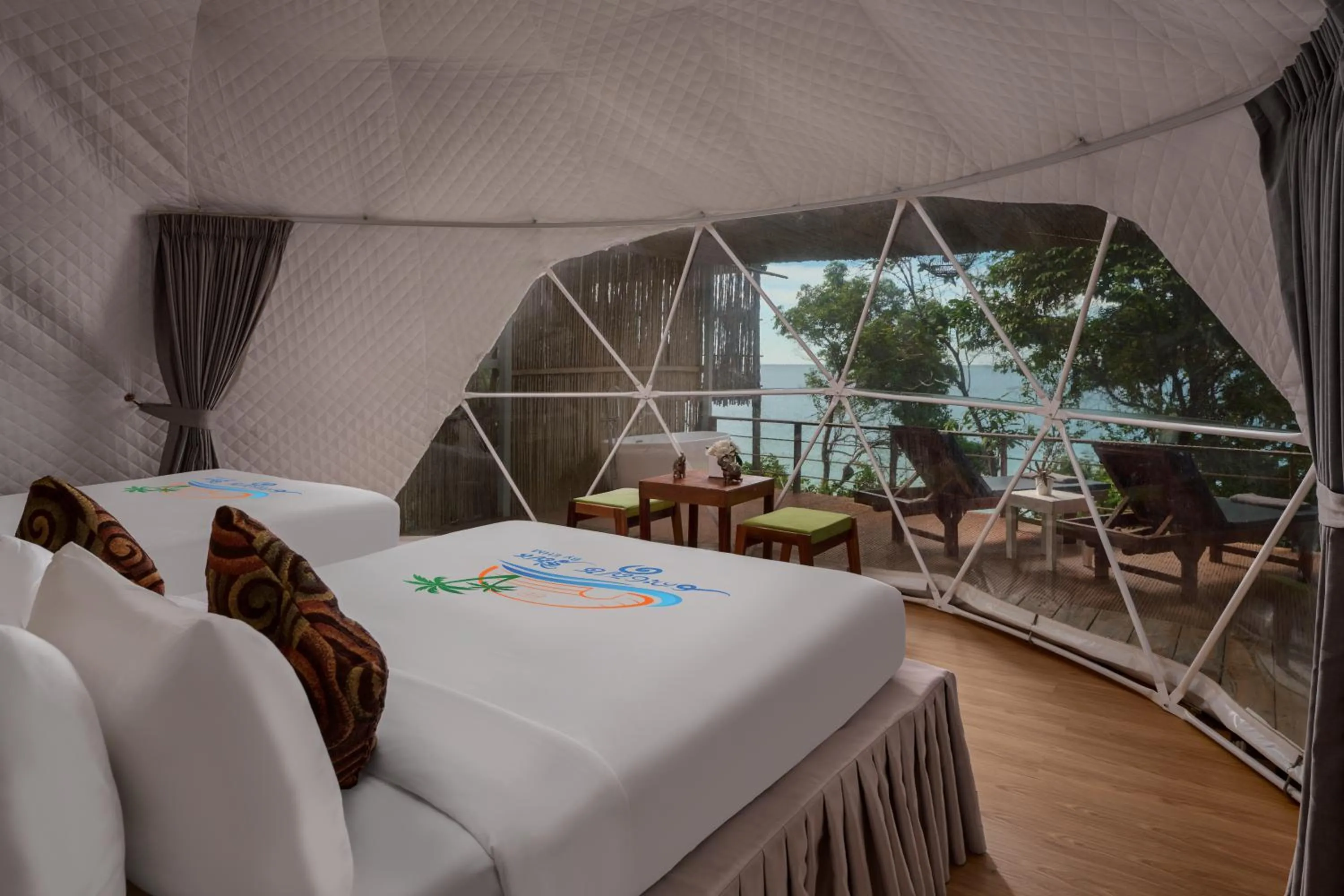 Bed in Koh Sdach Resort by EHM