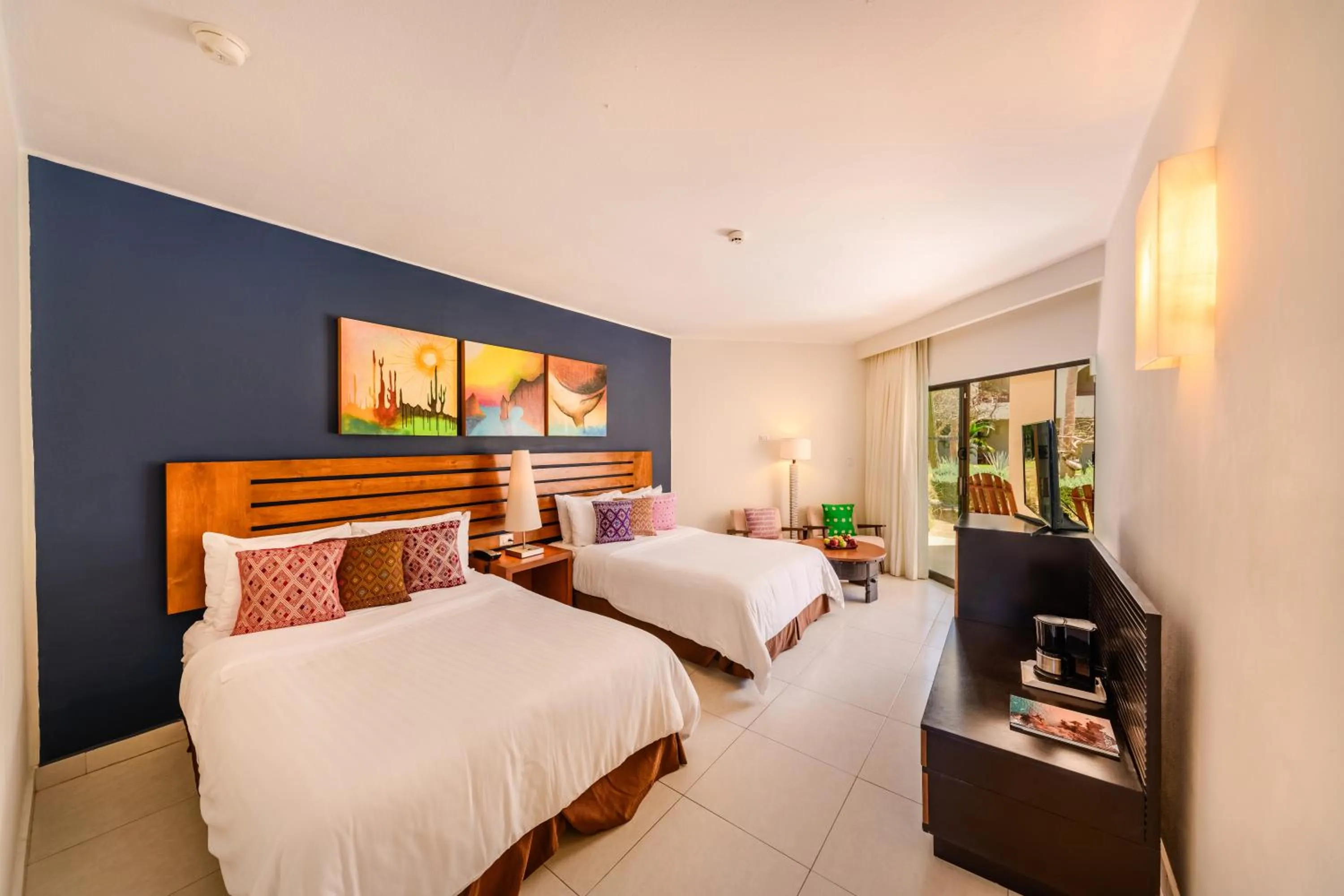 Bed in Grand Decameron Los Cabos, A Trademark All-Inclusive Resort