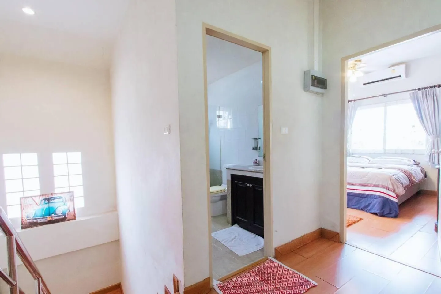 Bed in Captivating 3-Bed Villa in Muang Pattaya