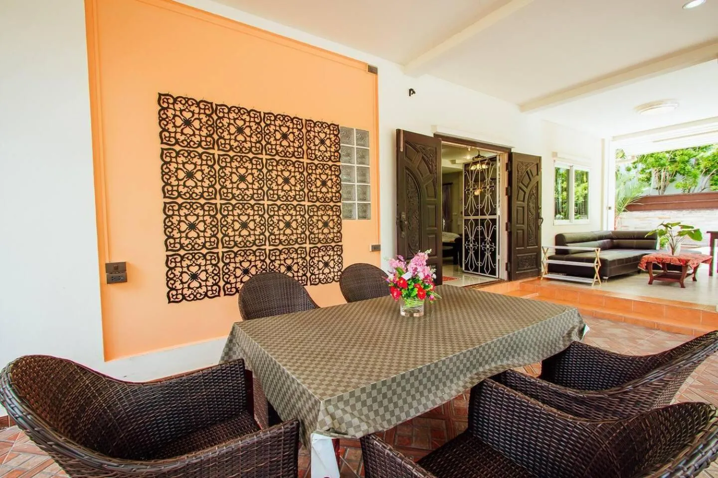 Living room in Captivating 3-Bed Villa in Muang Pattaya