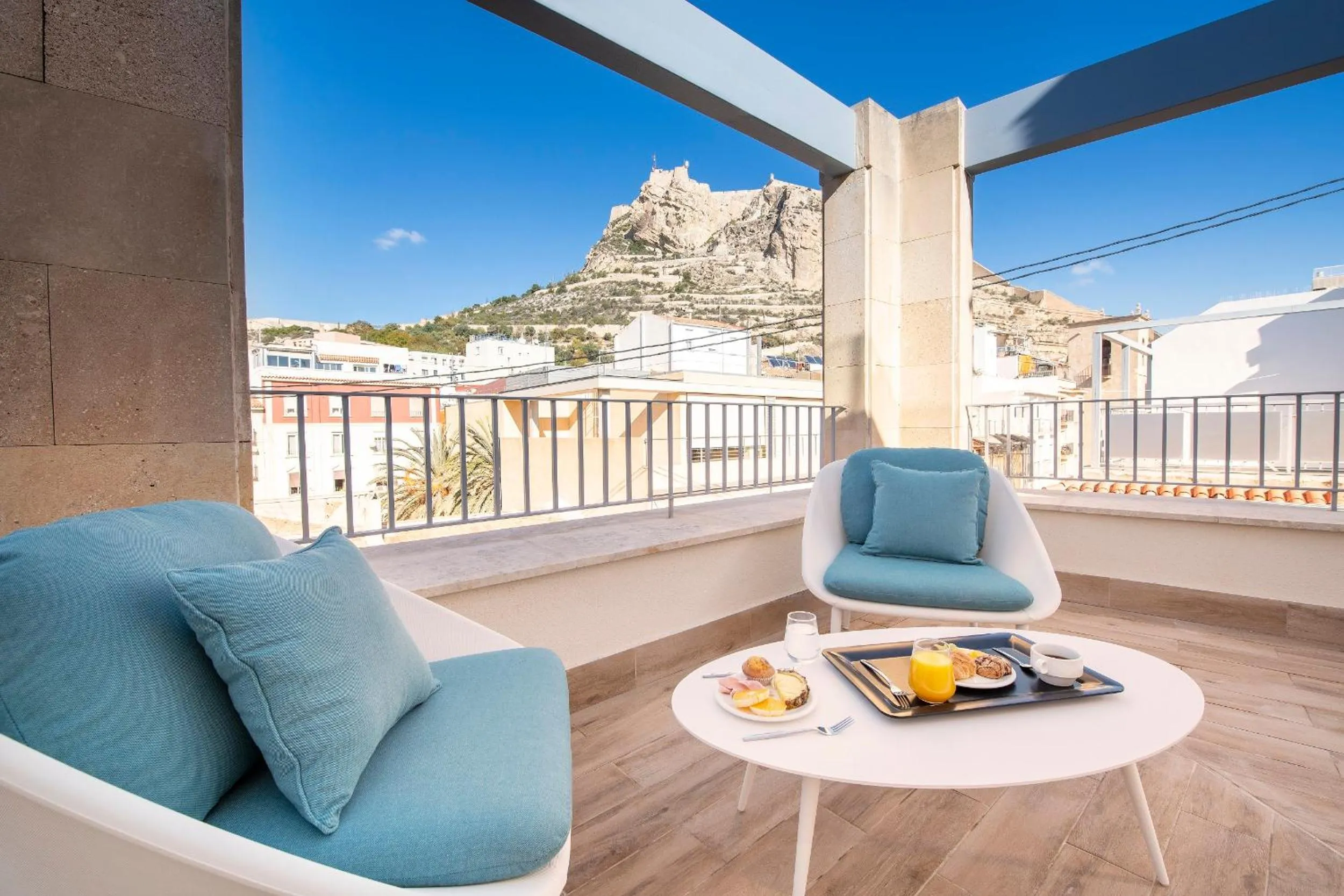 Balcony/Terrace in Odyssey Rooms Alicante