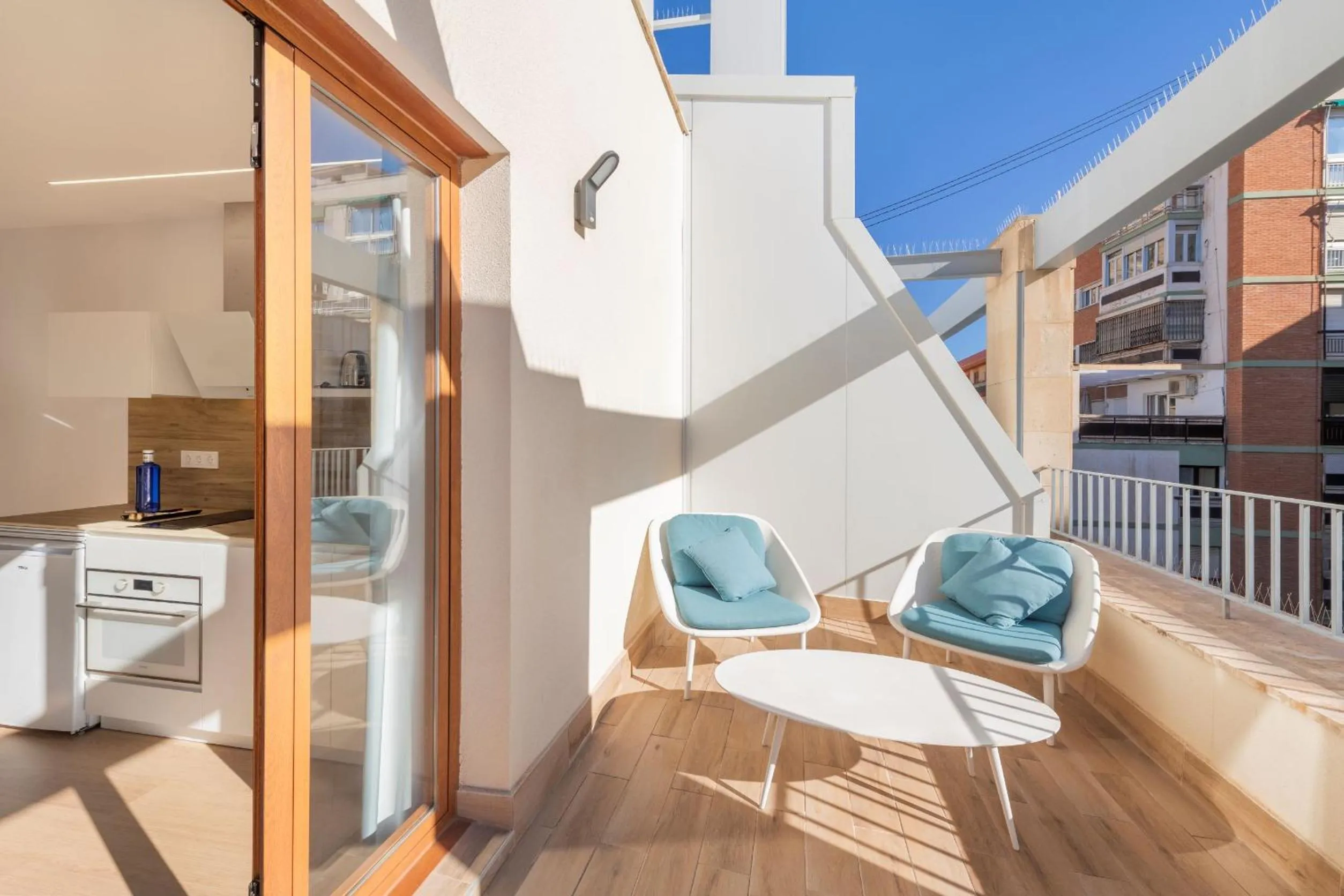 Balcony/Terrace in Odyssey Rooms Alicante