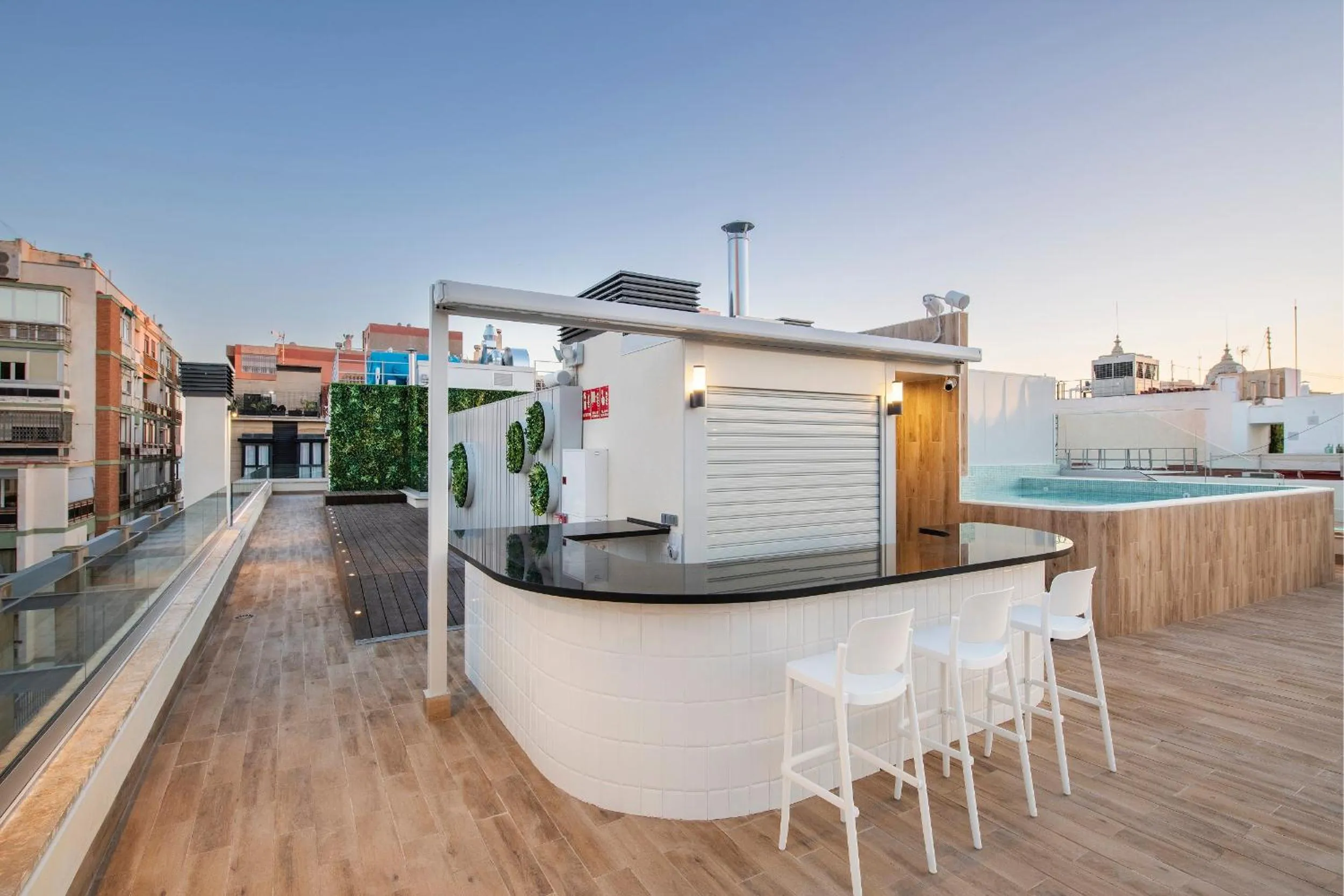 Balcony/Terrace in Odyssey Rooms Alicante