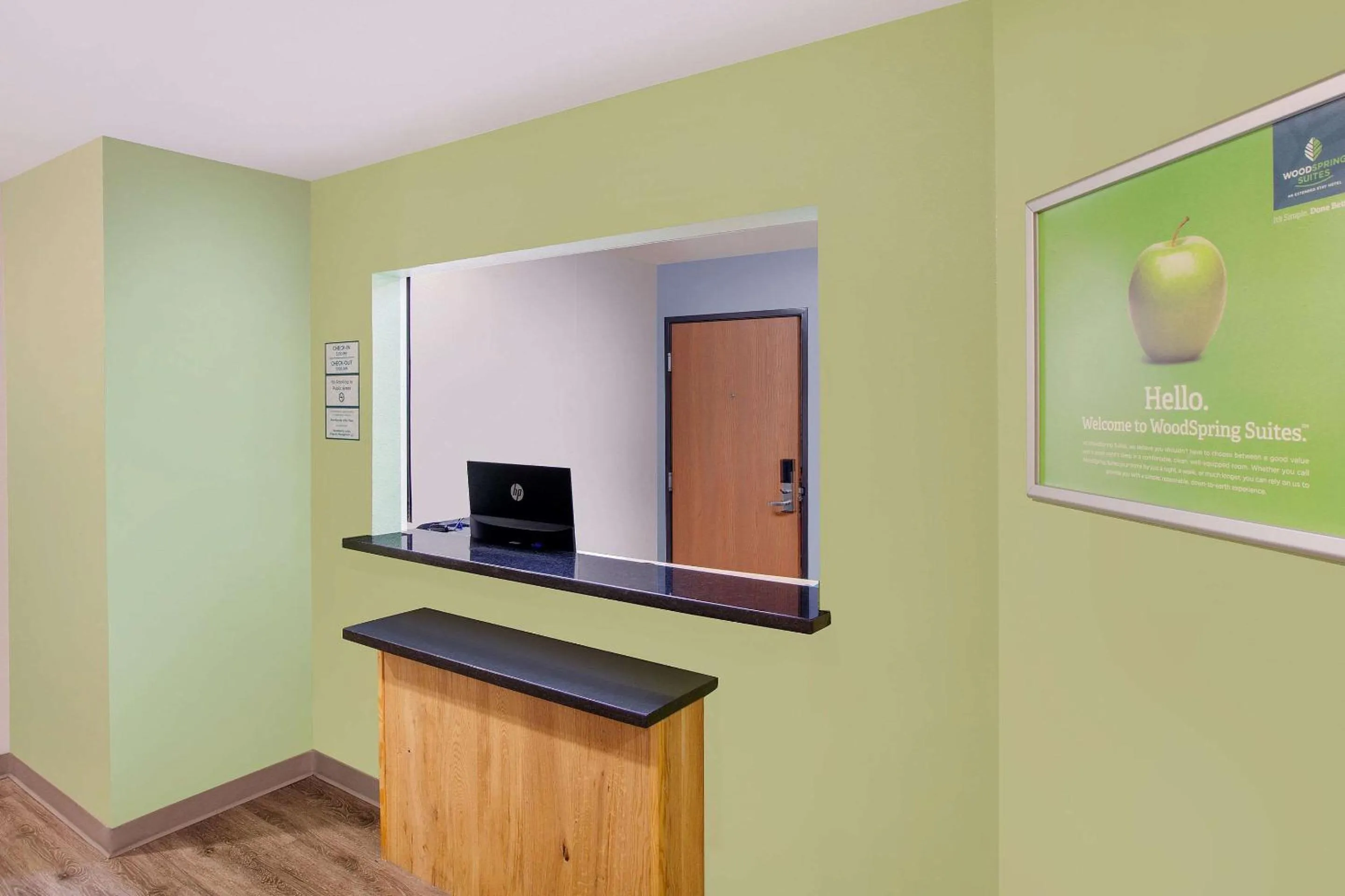 Lobby or reception in WoodSpring Suites Harlingen