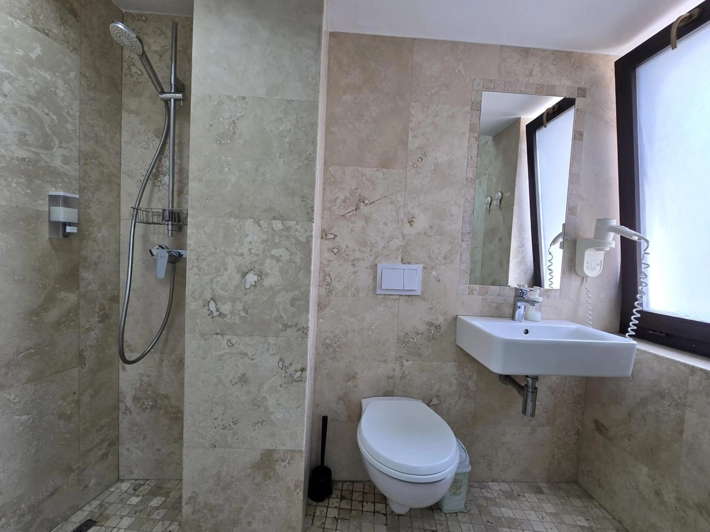 Shower in Dacia Residence Apartments