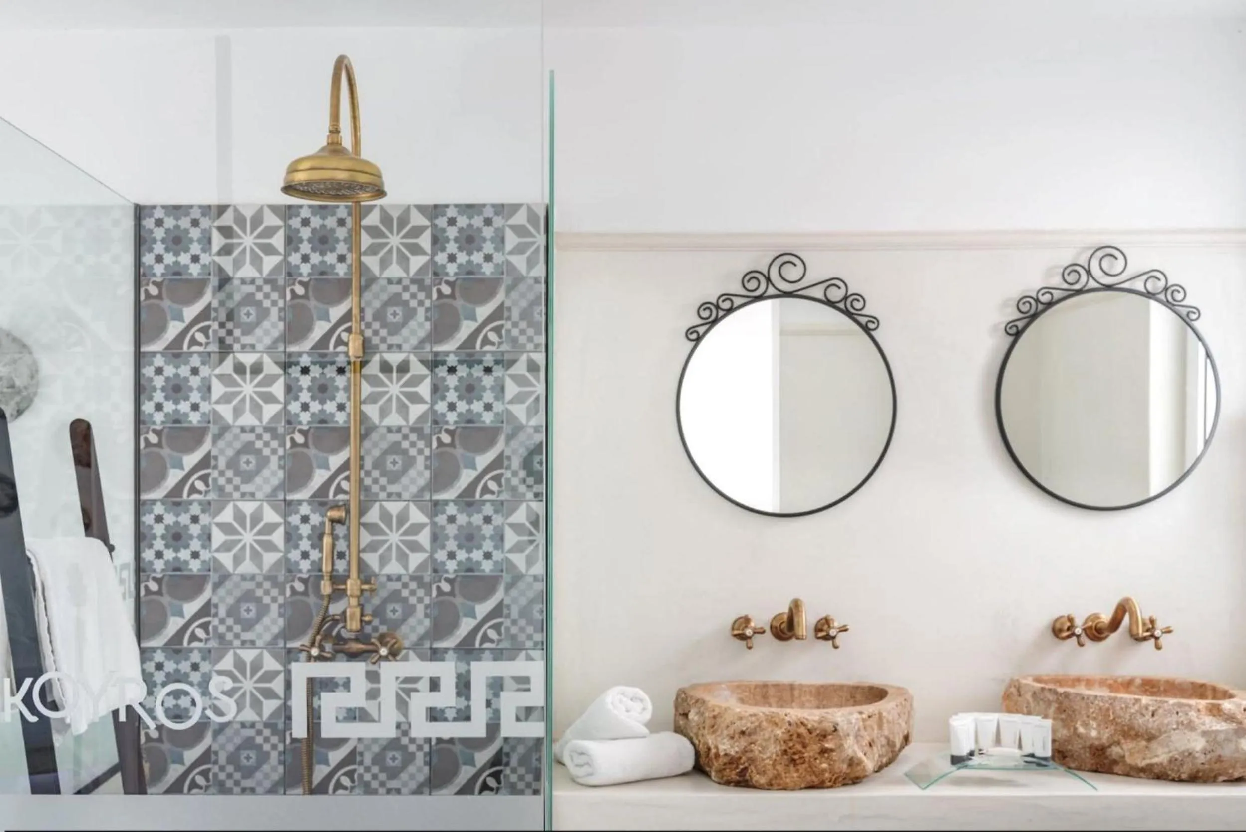 Bathroom in Kouros Home & Suites