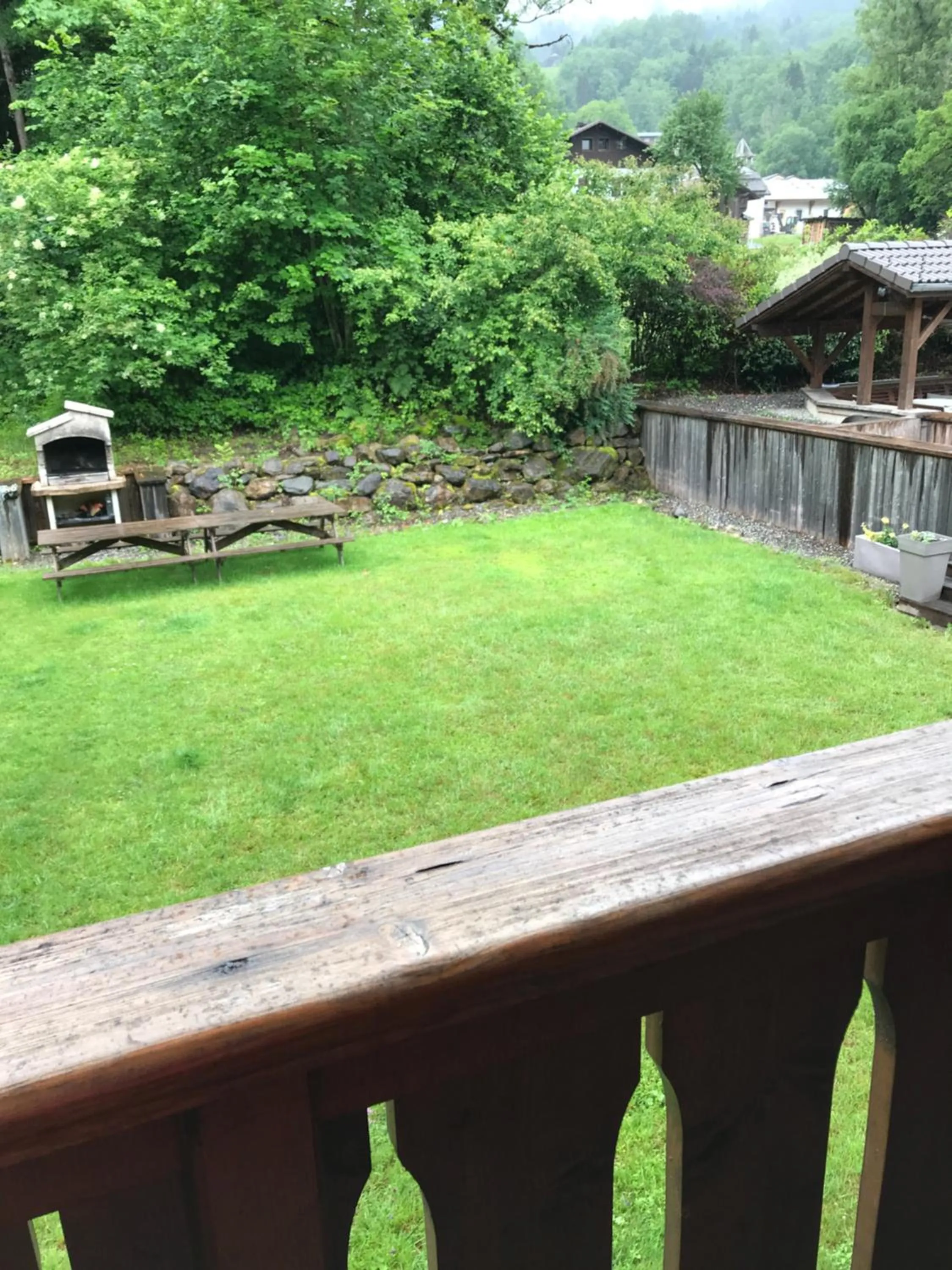 Garden view in Chalet Esprit