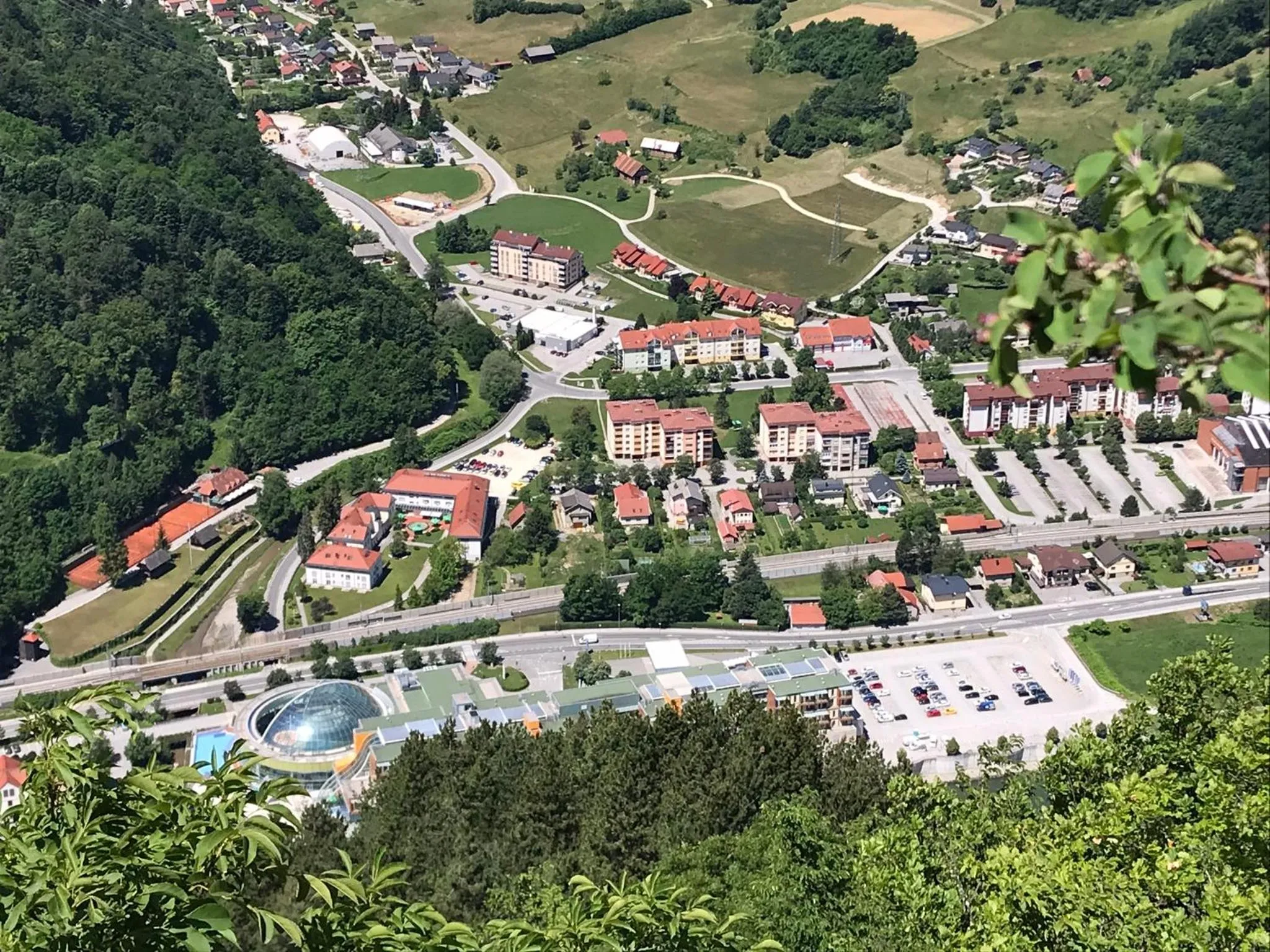 Bird's eye view in All Seasons Apartments Laško