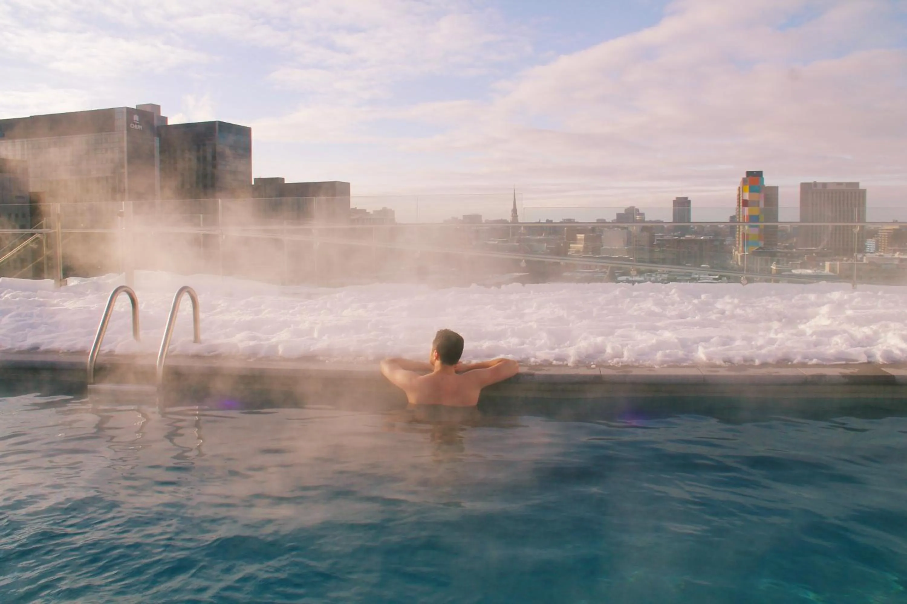 Pool view in Hyatt Centric Montreal