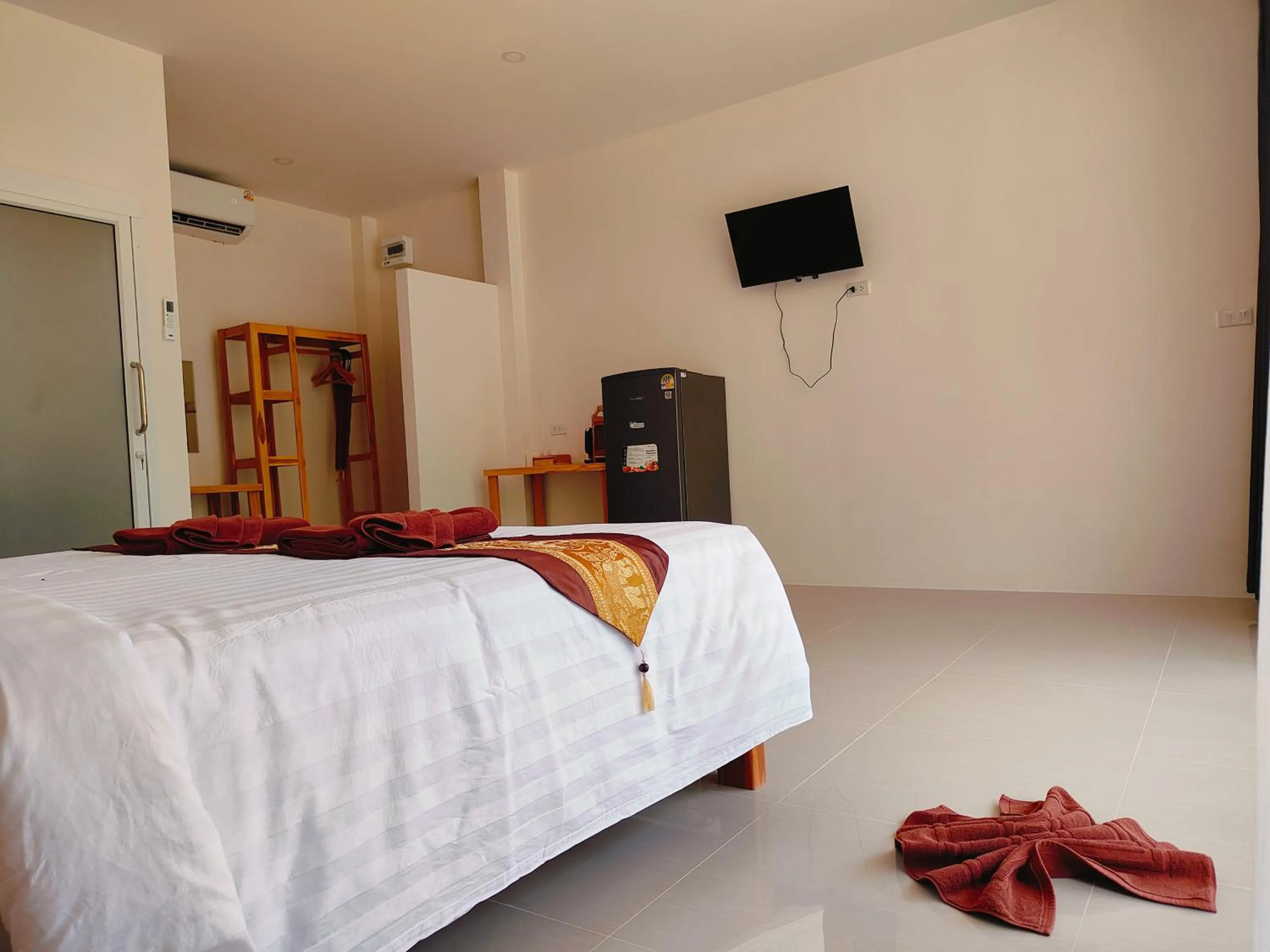 Bed in The mantra resort