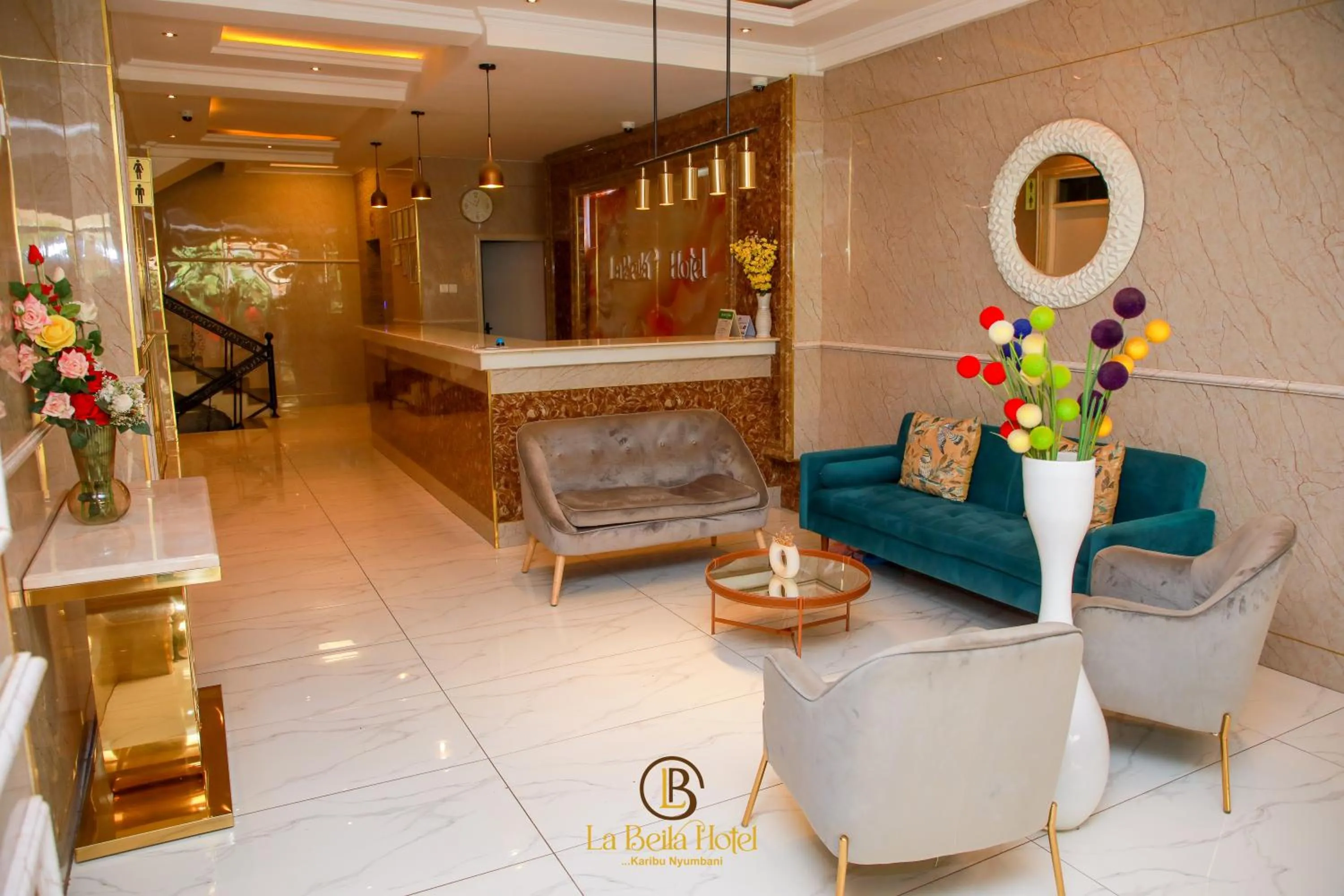 Lobby or reception in LA BEILA HOTEL MERU