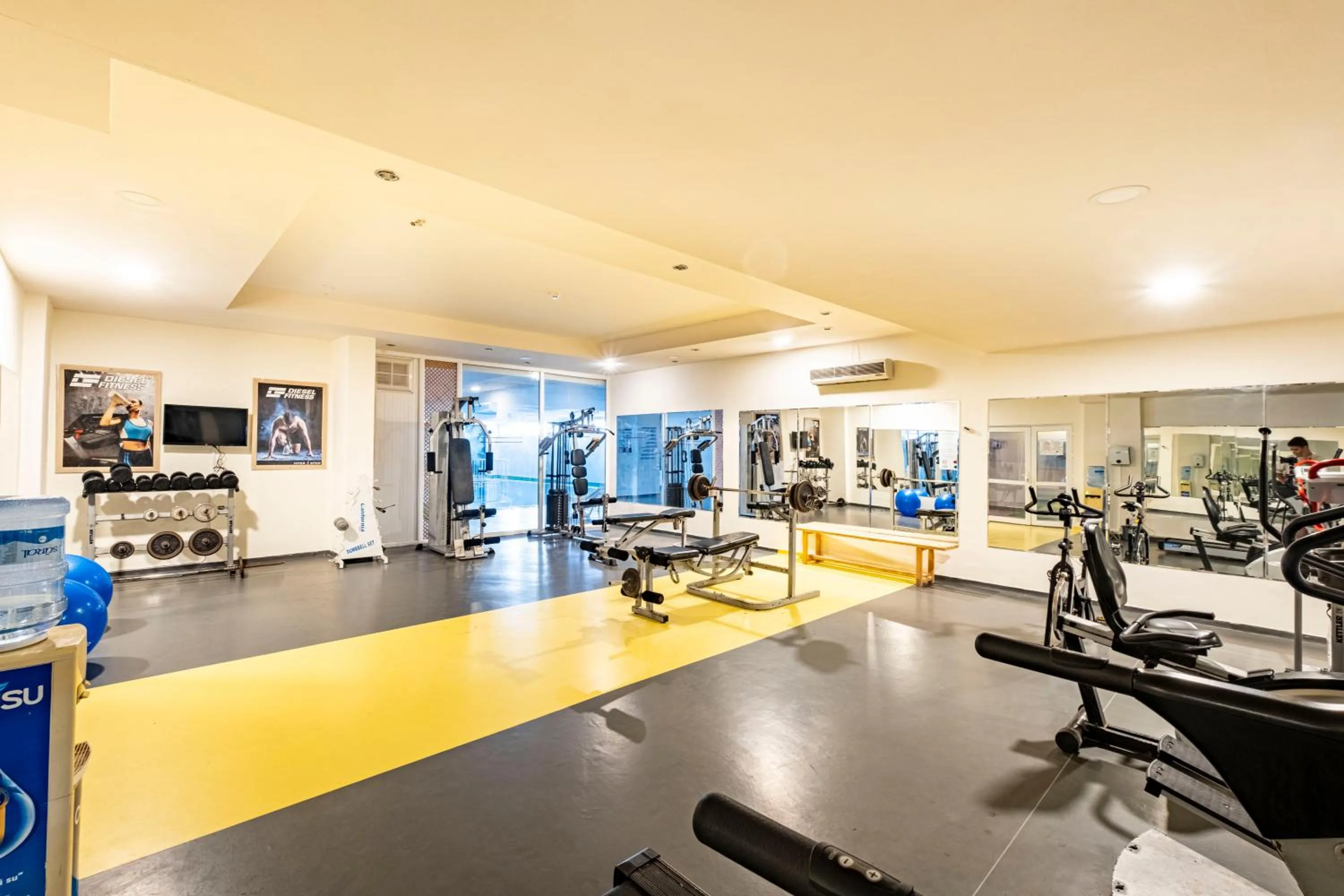 Fitness centre/facilities in Viking Garden Hotel